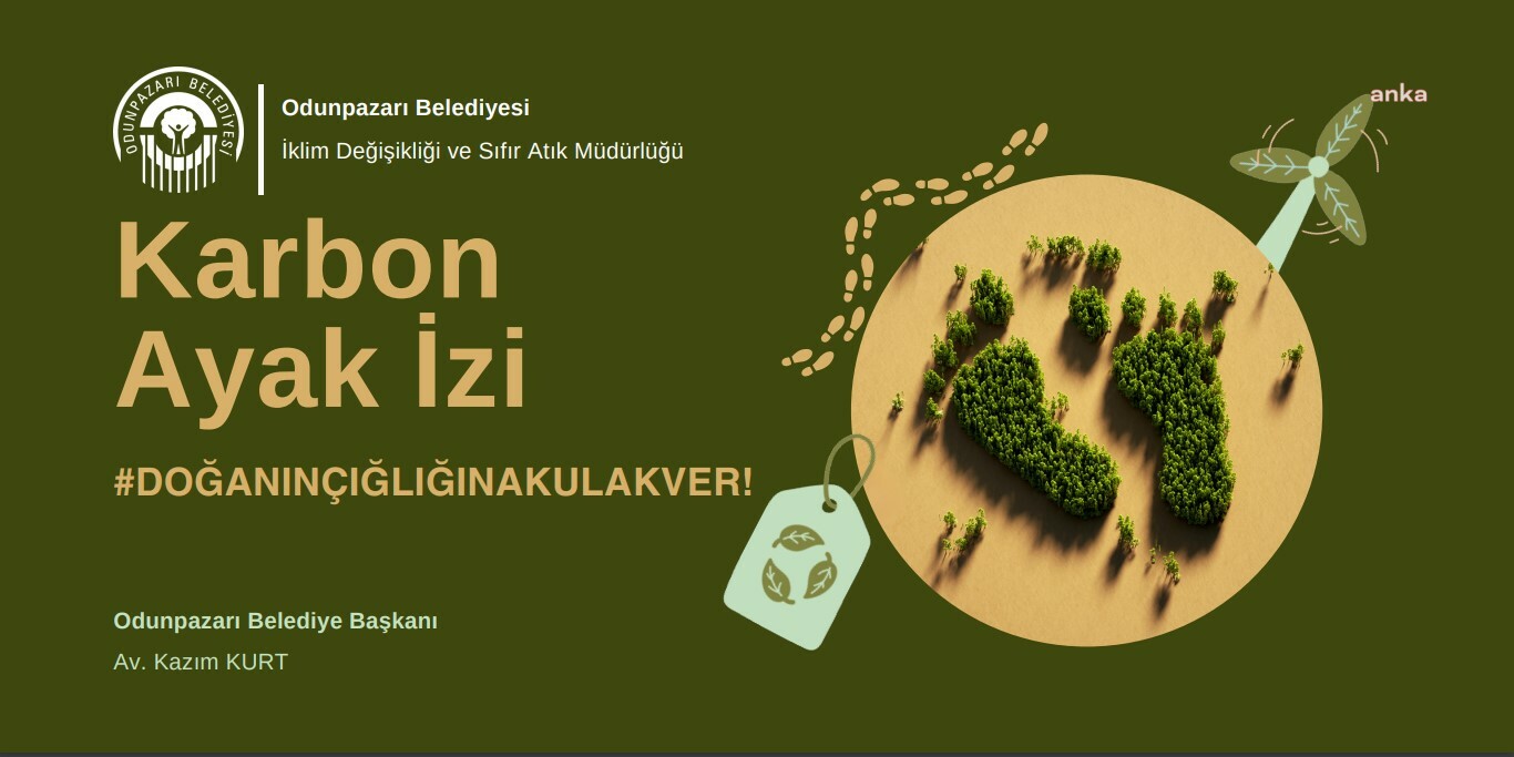 ODUNPAZARI BELEDİYESİ KURUMSAL KARBON AYAK İZİ RAPORUNU YAYINLADI
