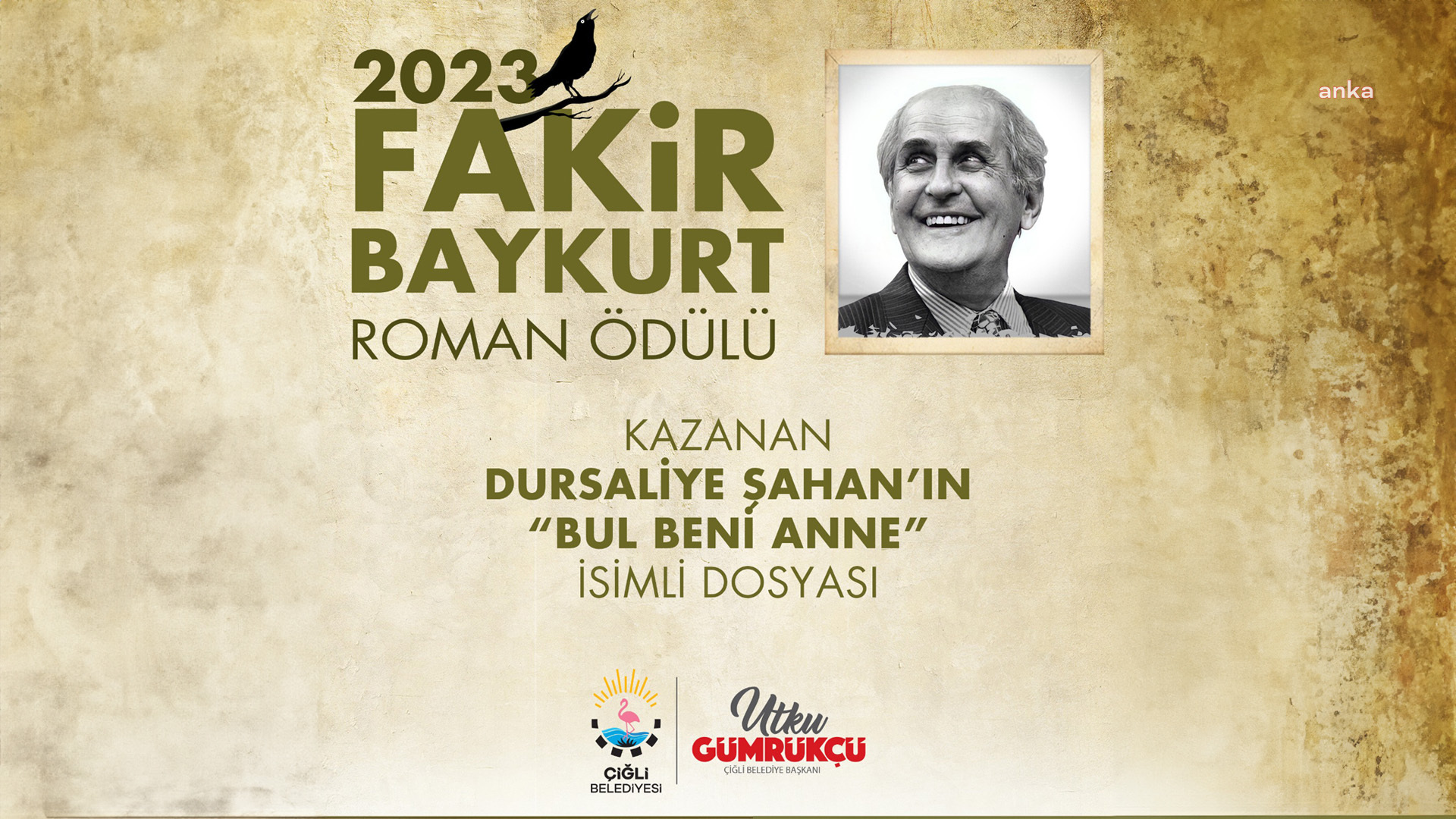 FAKİR BAYKURT ROMAN ÖDÜLÜ'NÜN 2023 YILI KAZANANI BELLİ OLDU