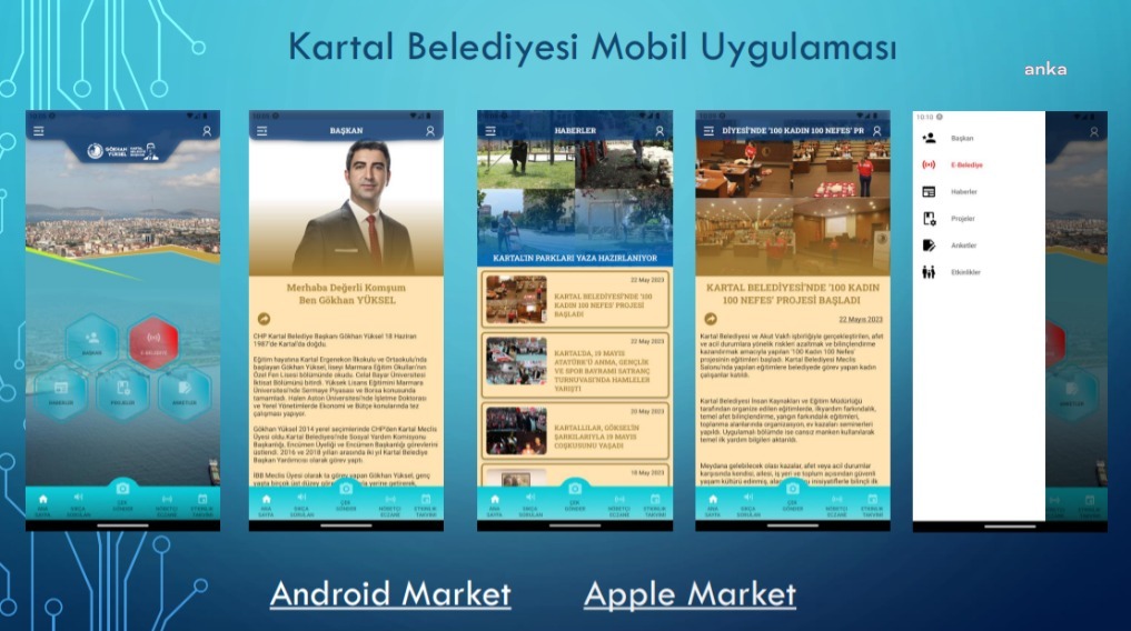 KARTAL BELEDİYESİ MOBİL BELEDİYECİLİK UYGULAMASI YENİLENEN YÜZÜ İLE HİZMETTE