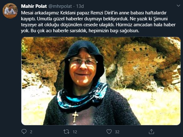 DİRİL’İN ANNE VE BABASI ÖLÜ BULUNDU