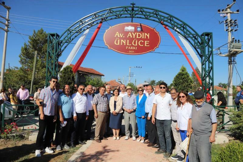 ESKİŞEHİR'DE AYDIN ÜNLÜCE’NİN ADINI YAŞATACAK PARK, DÜZENLENEN TÖRENLE AÇILDI