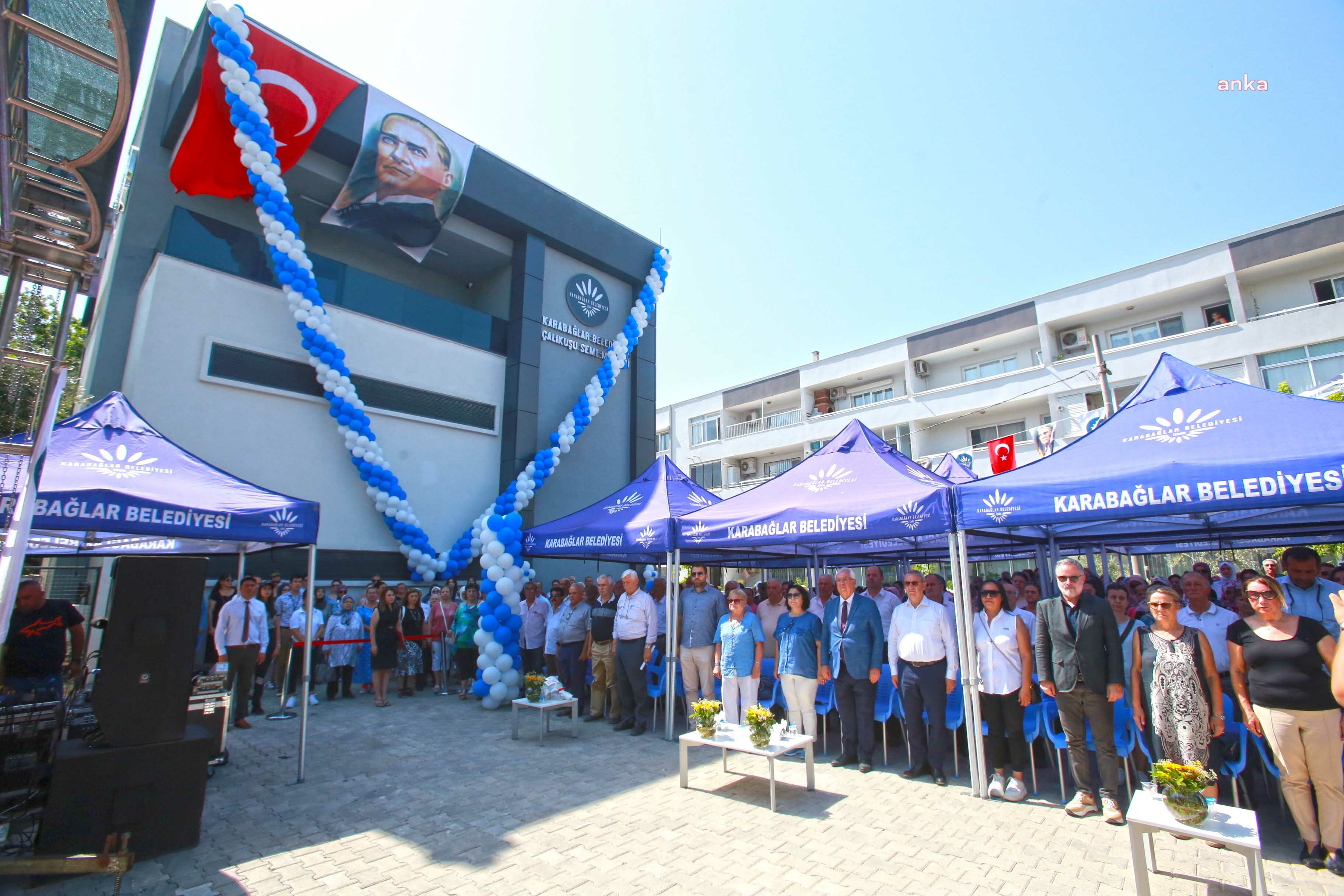 KARABAĞLAR BELEDİYESİ, ÇALIKUŞU SEMT MERKEZİ'Nİ TÖRENLE HİZMETE AÇTI