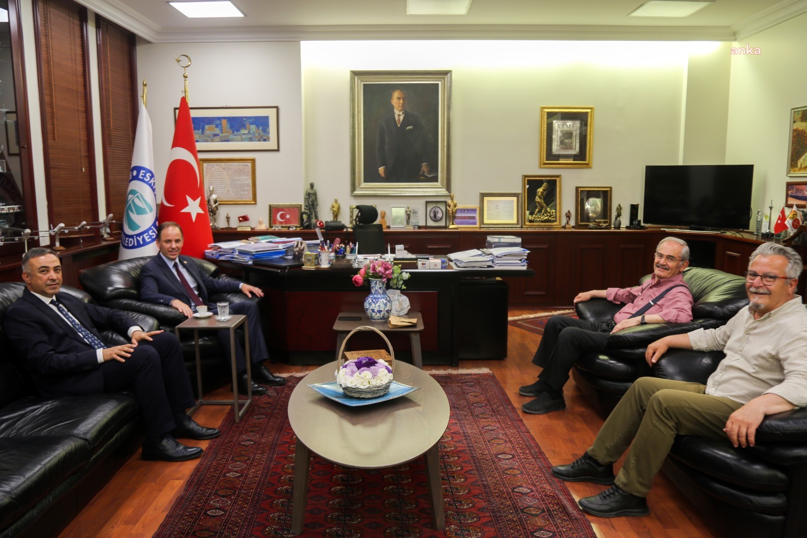 CHP MİLLETVEKİLLERİNDEN YILMAZ BÜYÜKERŞEN’E ZİYARET