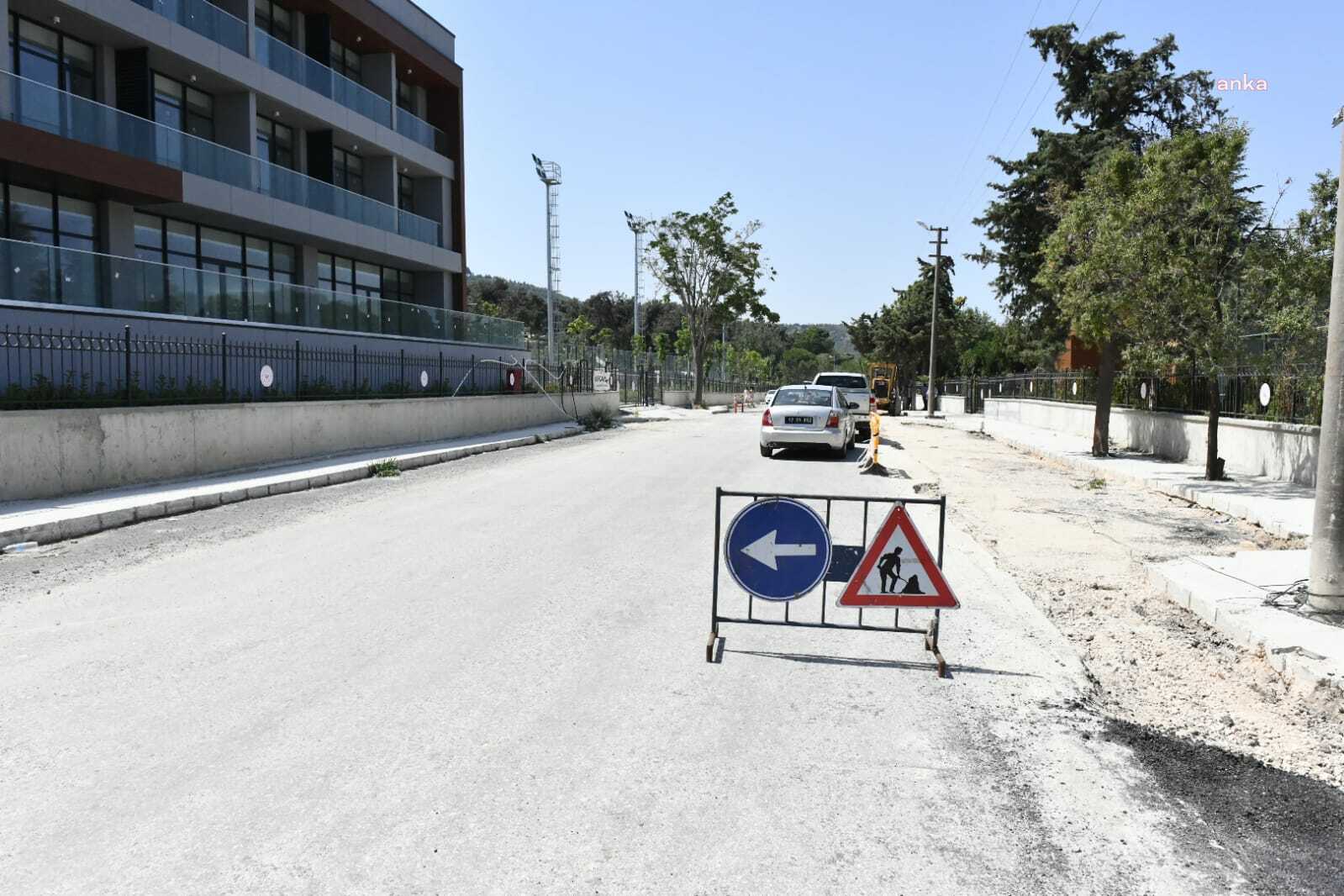 ÇANAKKALE BELEDİYESİ'NDEN GÜZELYALI'DA ÜSTYAPI ÇALIŞMASI