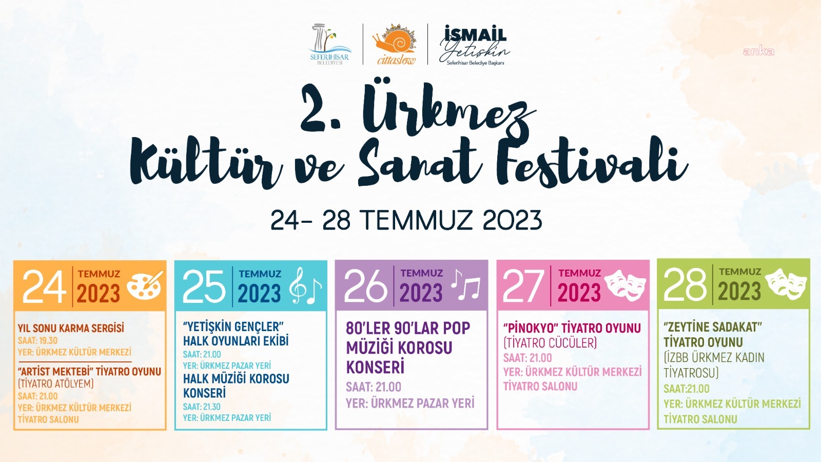 ÜRKMEZ’DE FESTİVAL ZAMANI