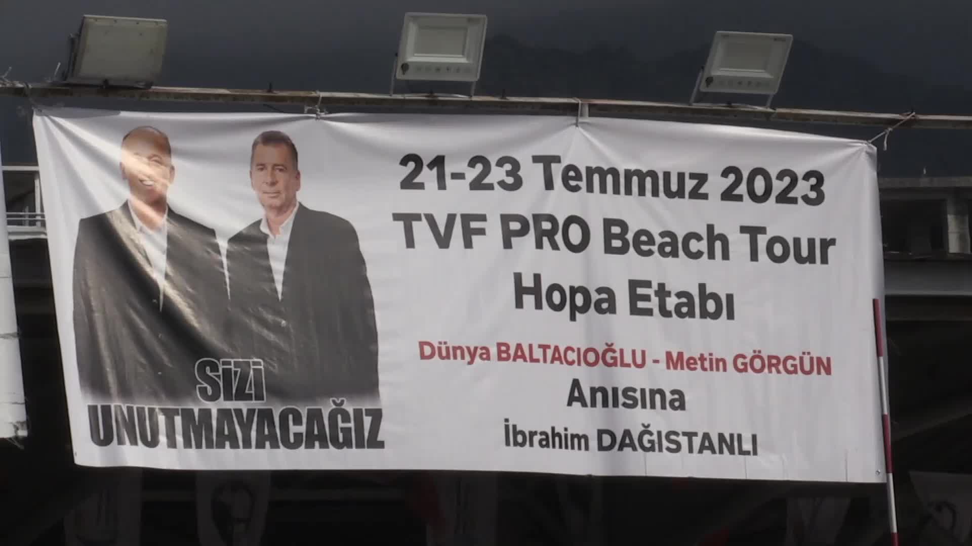 HOPA BELEDİYESİ 19. KÜLTÜR, SANAT VE DENİZ FESTİVALİNDE VF PRO BEACH TOUR VOLEYBOL HOPA ETABI TAMAMLANDI