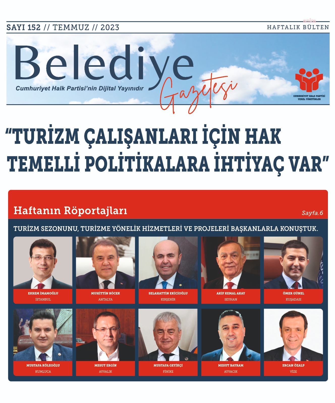 KIRŞEHİR BELEDİYE BAŞKANI EKİCİOĞLU, TURİZME YÖNELİK HİZMETLERİNİ ANLATTI