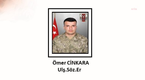 MSB: SÖZLEŞMELİ ER ÖMER CİNKARA ŞEHİT OLDU