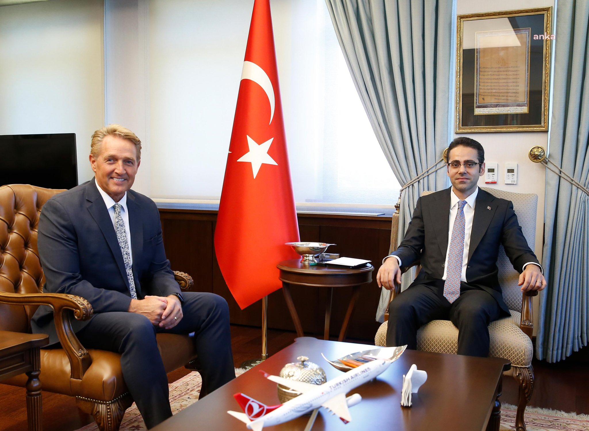 DIŞİŞLERİ BAKANI YARDIMCISI SERİM, ABD’NİN ANKARA BÜYÜKELÇİSİ FLAKE İLE GÖRÜŞTÜ
