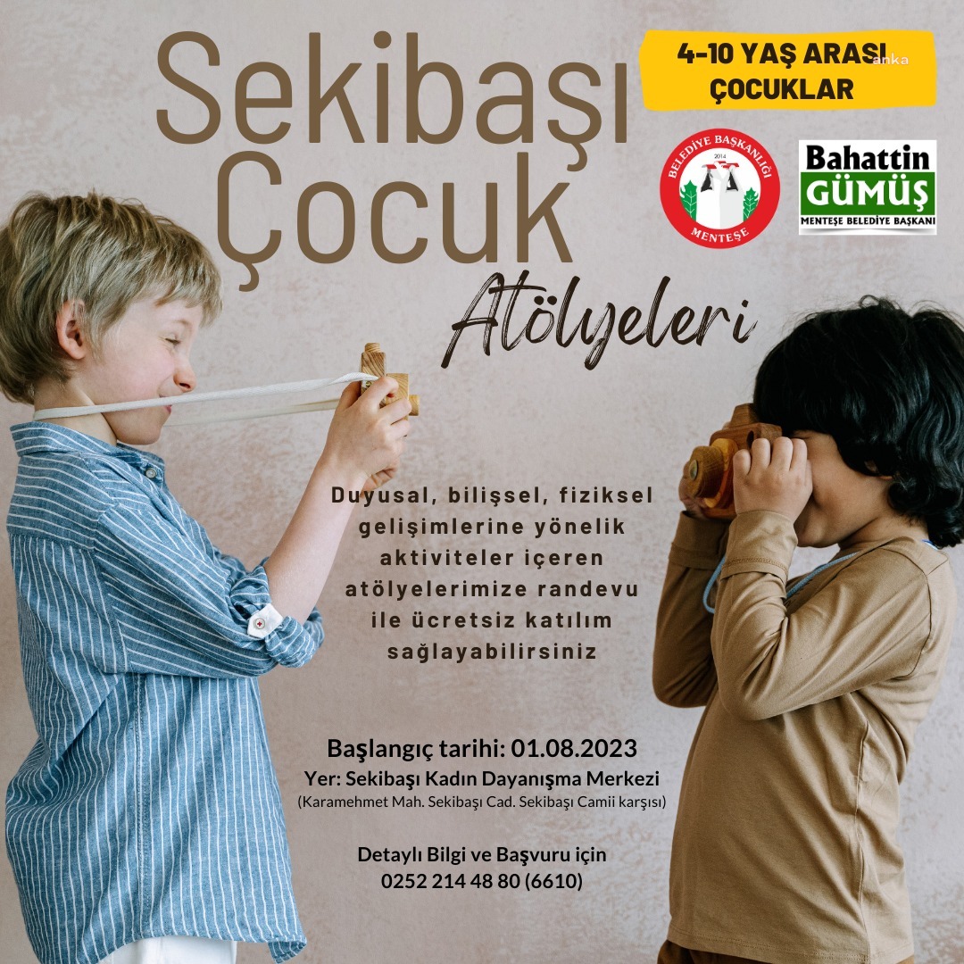 MENTEŞE’DE ÇOCUKLAR EĞLENEREK ÖĞRENECEK
