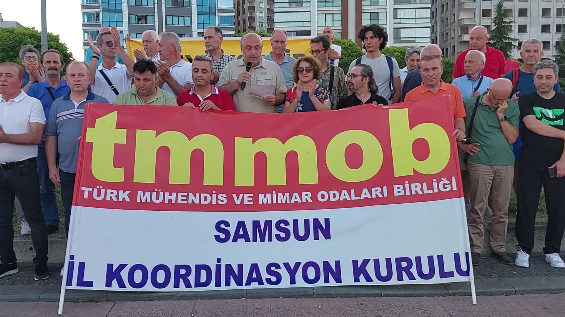TMMOB SAMSUN İL KOORDİNASYON KURULU: “HALKIN MALI BELEDİYE MECLİSİ'NİN ÇOĞUNLUK KARARI İLE SATIŞA ÇIKARILAMAZ, BU SATIŞ İLE SAMSUN HALKINA CEZA HİÇ VERİLEMEZ”