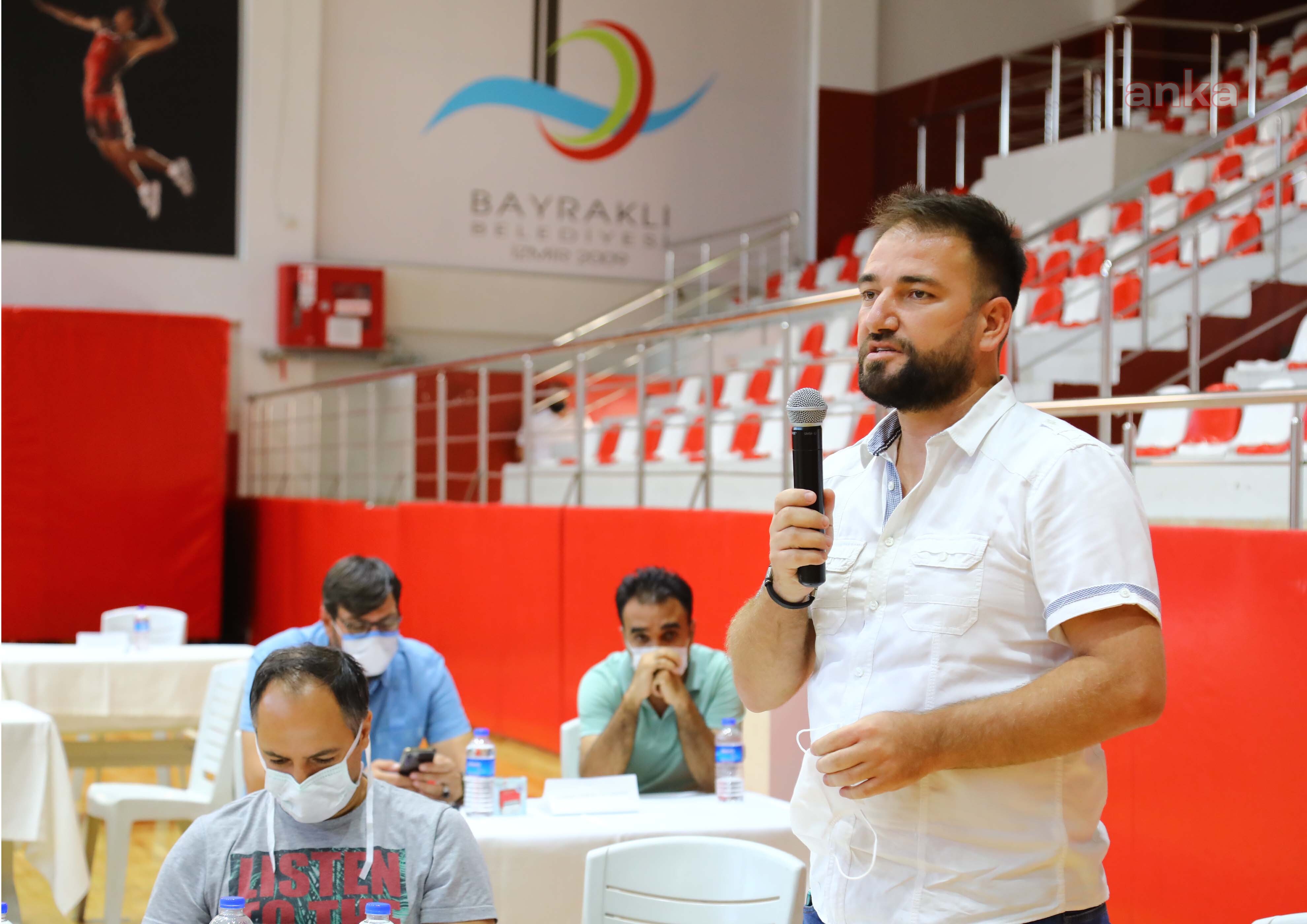BAYRAKLI'DA AMATÖR SPOR KULÜPLERİNE 206 BİN LİRALIK DESTEK