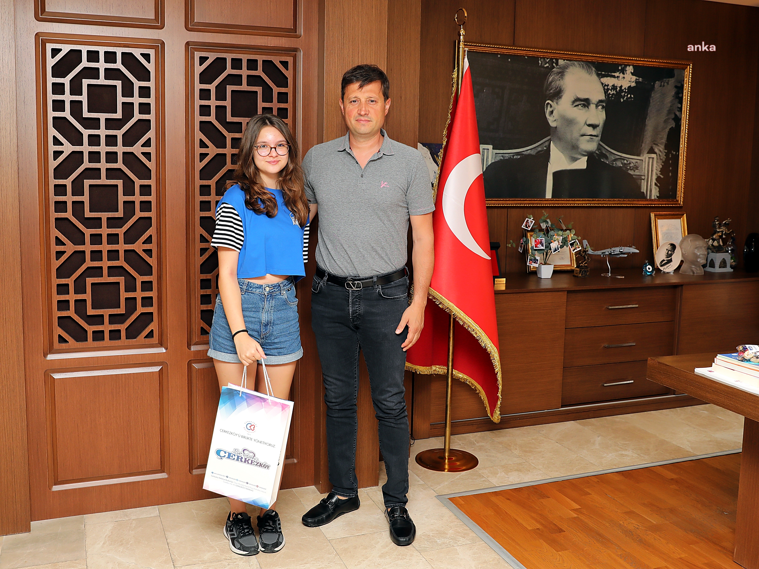 ÇERKEZKÖY BELEDİYE BAŞKANI AKAY’I DUYGULANDIRAN ZİYARET