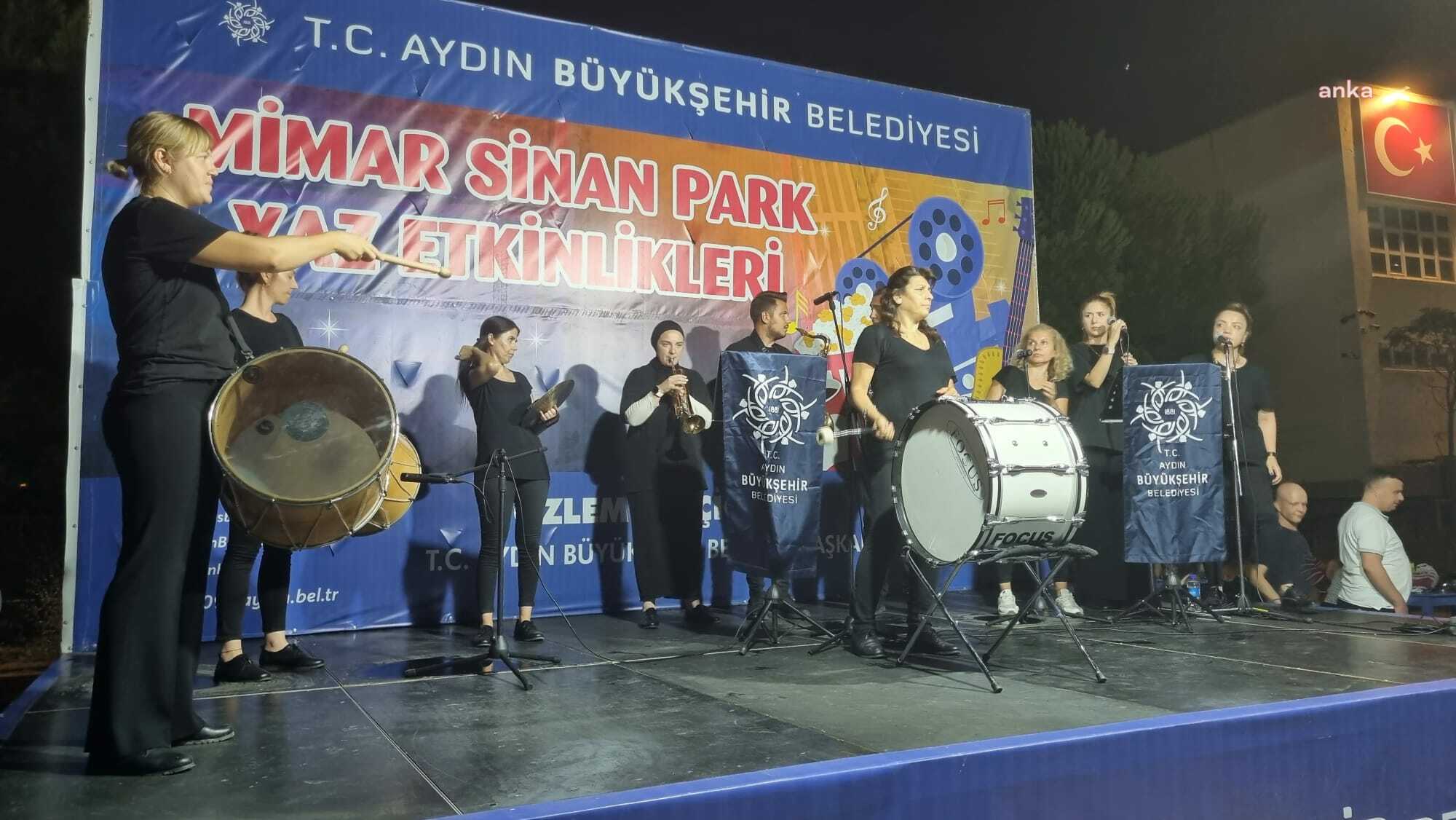 AYDIN BÜYÜKŞEHİR BELEDİYESİ’NDEN MİMAR SİNAN PARKI’NDA MÜZİK DİNLETİSİ