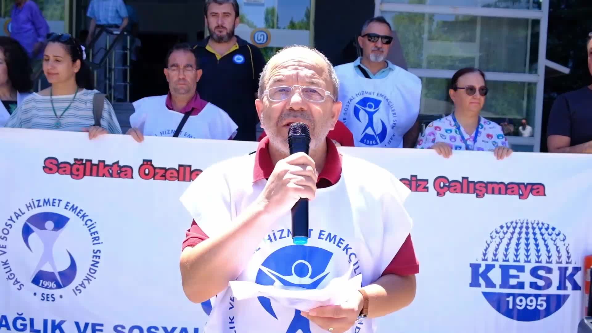 SES ESKİŞEHİR ŞUBE BAŞKANI ÖZKAVAK: "TALEPLERİMİZ YERİNE GETİRİLMEZSE 1 AĞUSTOS'TA İŞ BIRAKACAĞIZ"