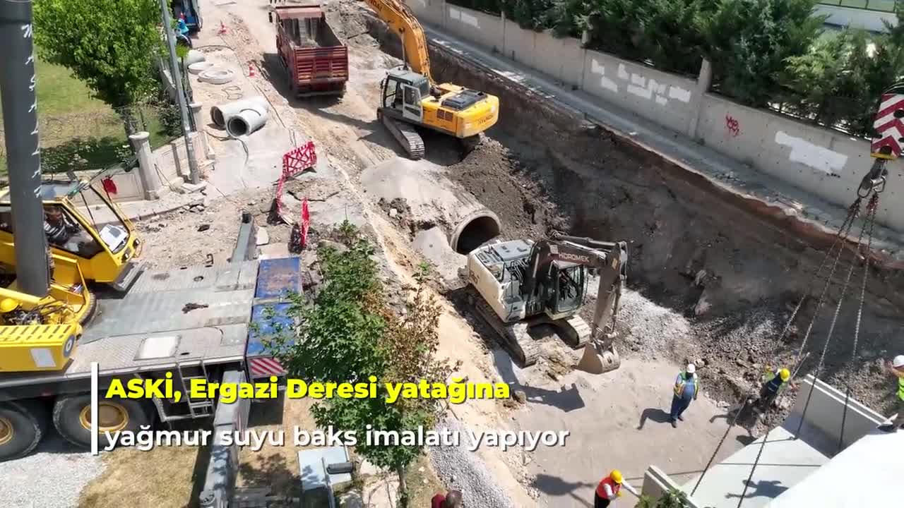 ASKİ ELEKTROKENT-2 SİTESİ’NDE ALTYAPI ÇALIŞMALARINA BAŞLADI... MANSUR YAVAŞ: "YILLARDIR SEL BASKINLARINA SEBEP OLAN SORUN ARTIK TARİHE KARIŞIYOR”