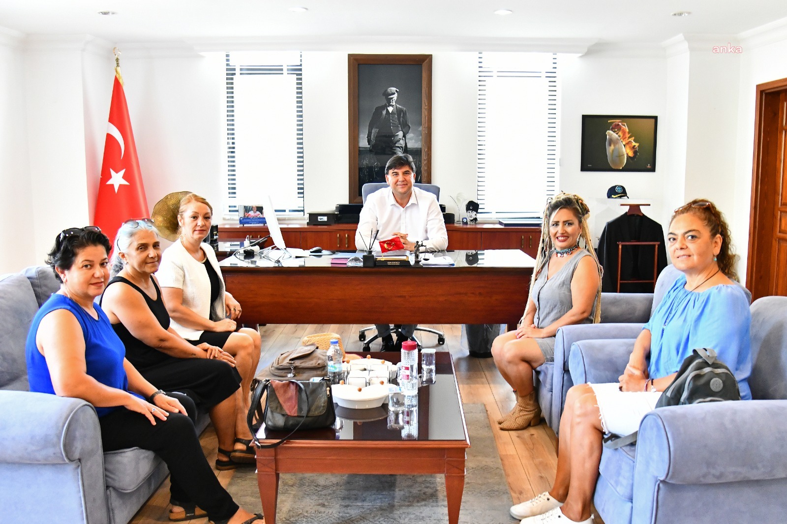 DAĞLARIN SULTANI KADIN EFELER GRUBU’NDAN FETHİYE BELEDİYE BAŞKANI KARACA’YA ZİYARET