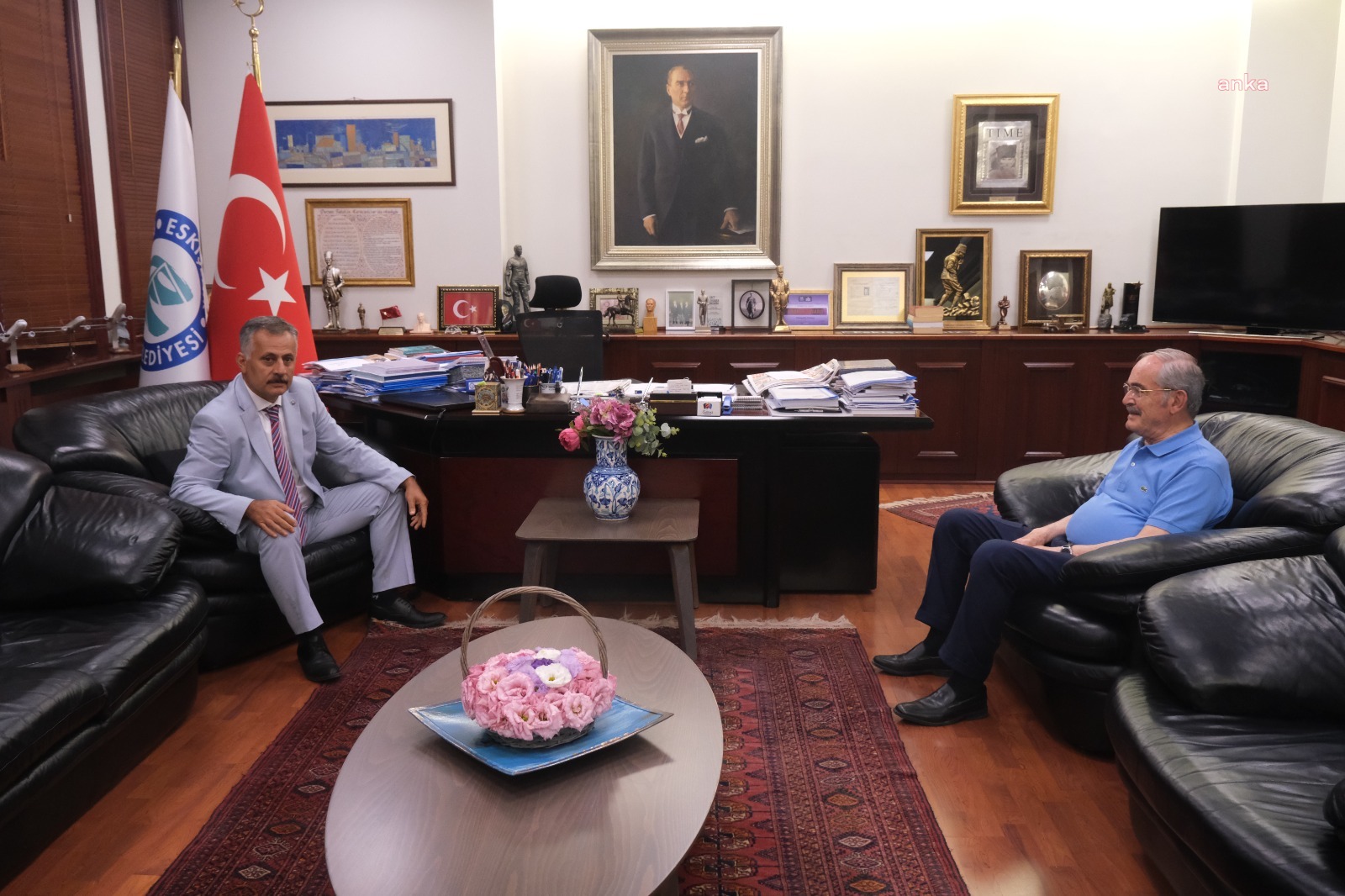 İYİ PARTİ ODUNPAZARI İLÇE BAŞKANLIĞI'NDAN YILMAZ BÜYÜKERŞEN’E ZİYARET