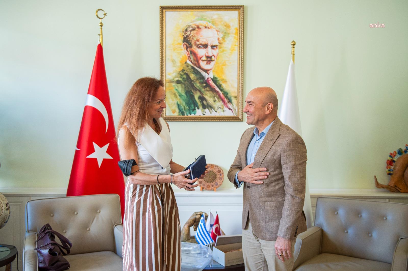 YUNANİSTAN İZMİR BAŞKONSOLOSU’NDAN SOYER’E VEDA ZİYARETİ