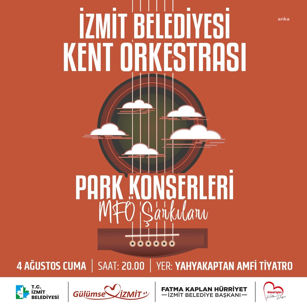 İZMİT BELEDİYESİ KENT ORKESTRASI, ÖZKAN UĞUR ANISINA KONSER VERECEK