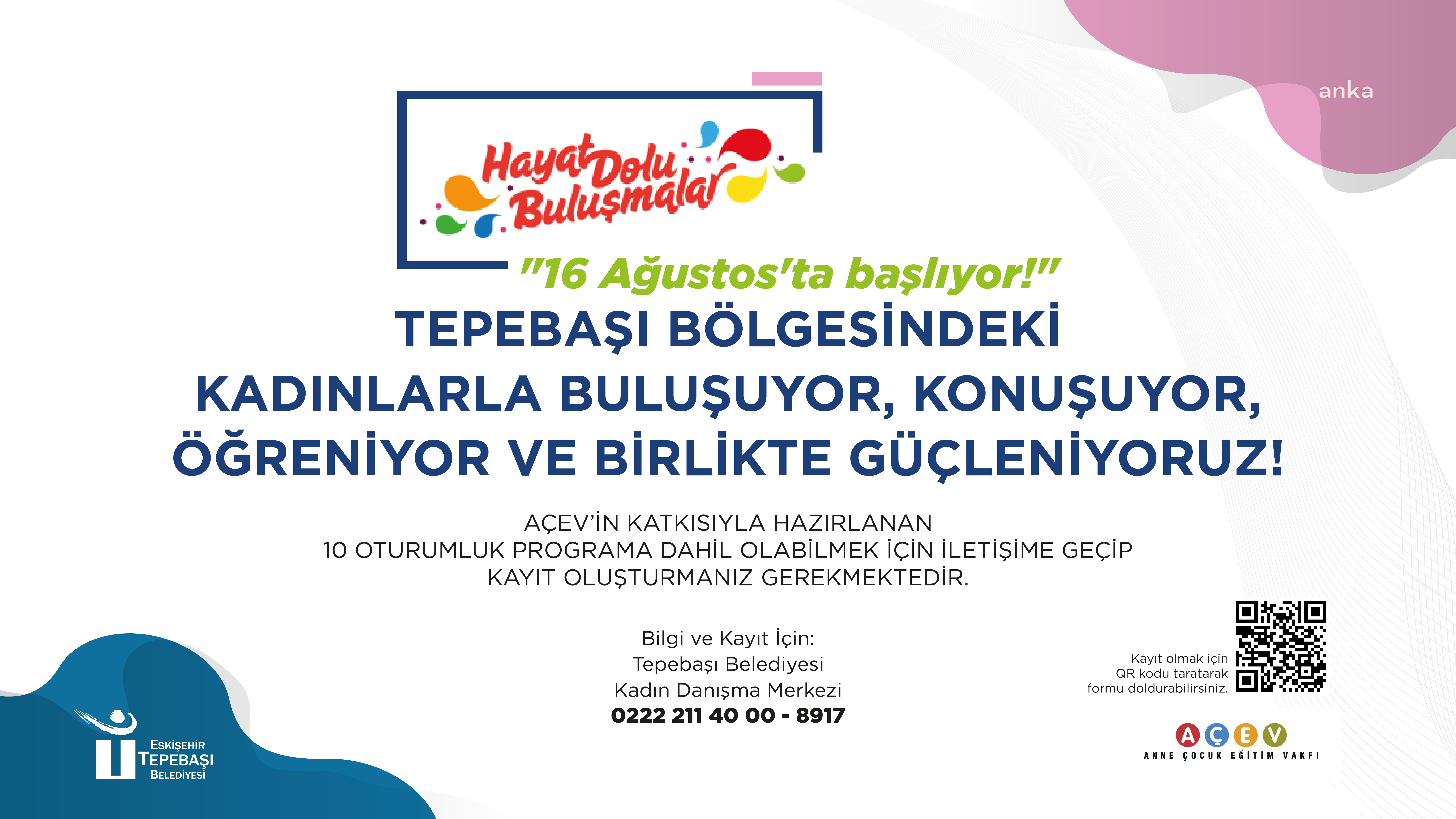 TEPEBAŞI’NDA KADINLAR İÇİN ‘HAYAT DOLU BULUŞMALAR’ BAŞLIYOR