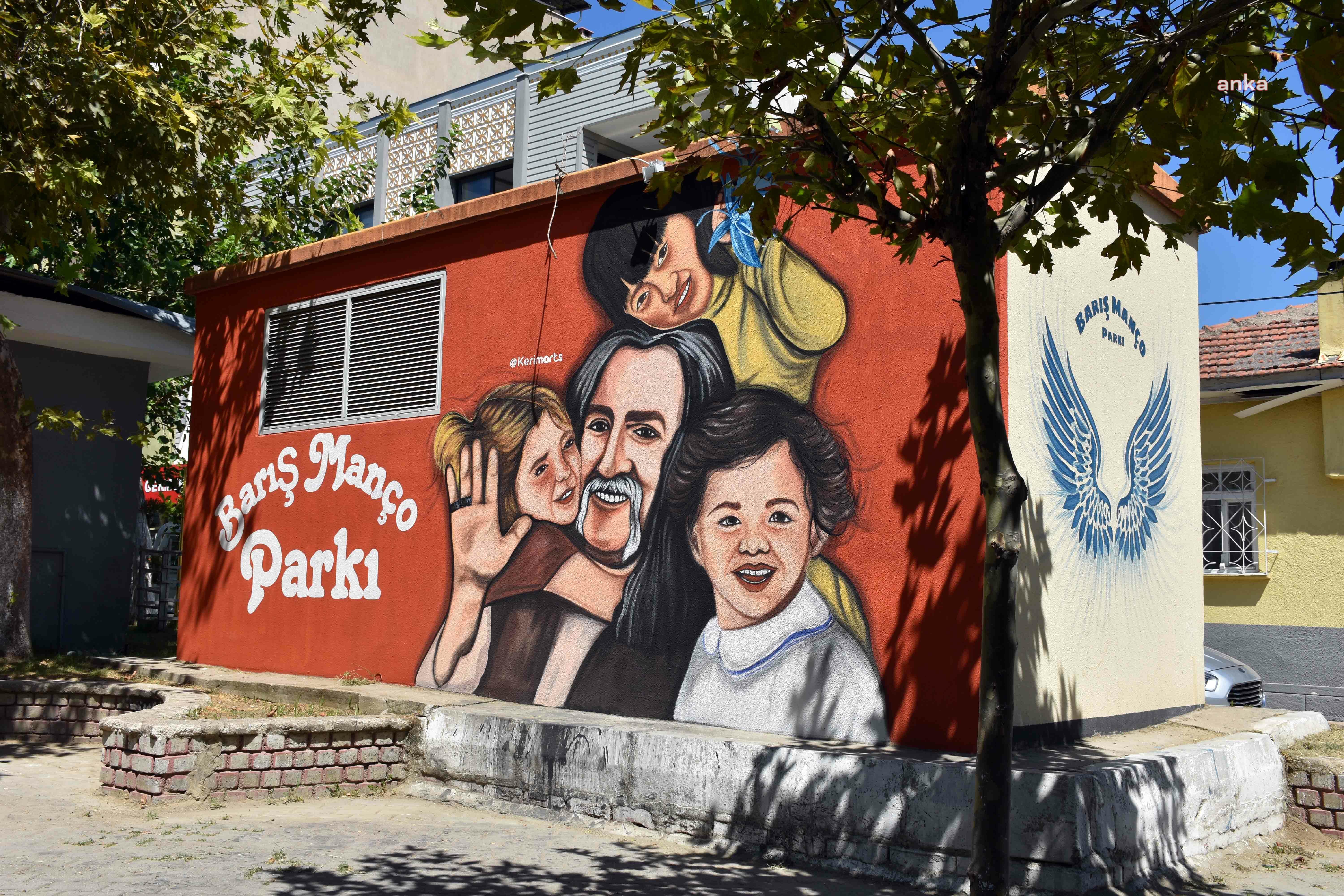 GERMENCİK BELEDİYESİ’NİN PARKINDA ZİYARETÇİLERİ BARIŞ MANÇO KARŞILIYOR