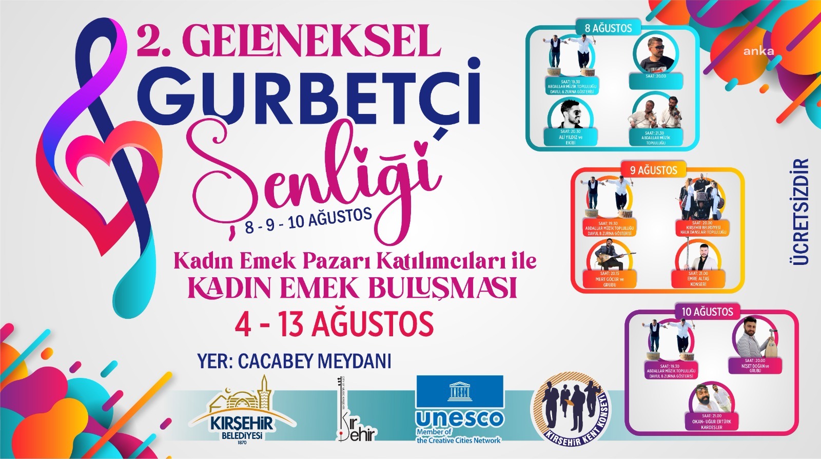 KADIN EMEK PAZARI KIRŞEHİR CACABEY MEYDANI’NDA