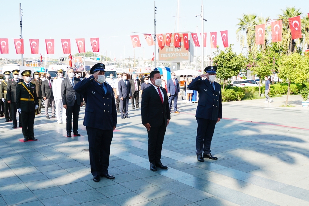 BODRUM'DA 30 AĞUSTOS ZAFER BAYRAMI KUTLAMASI