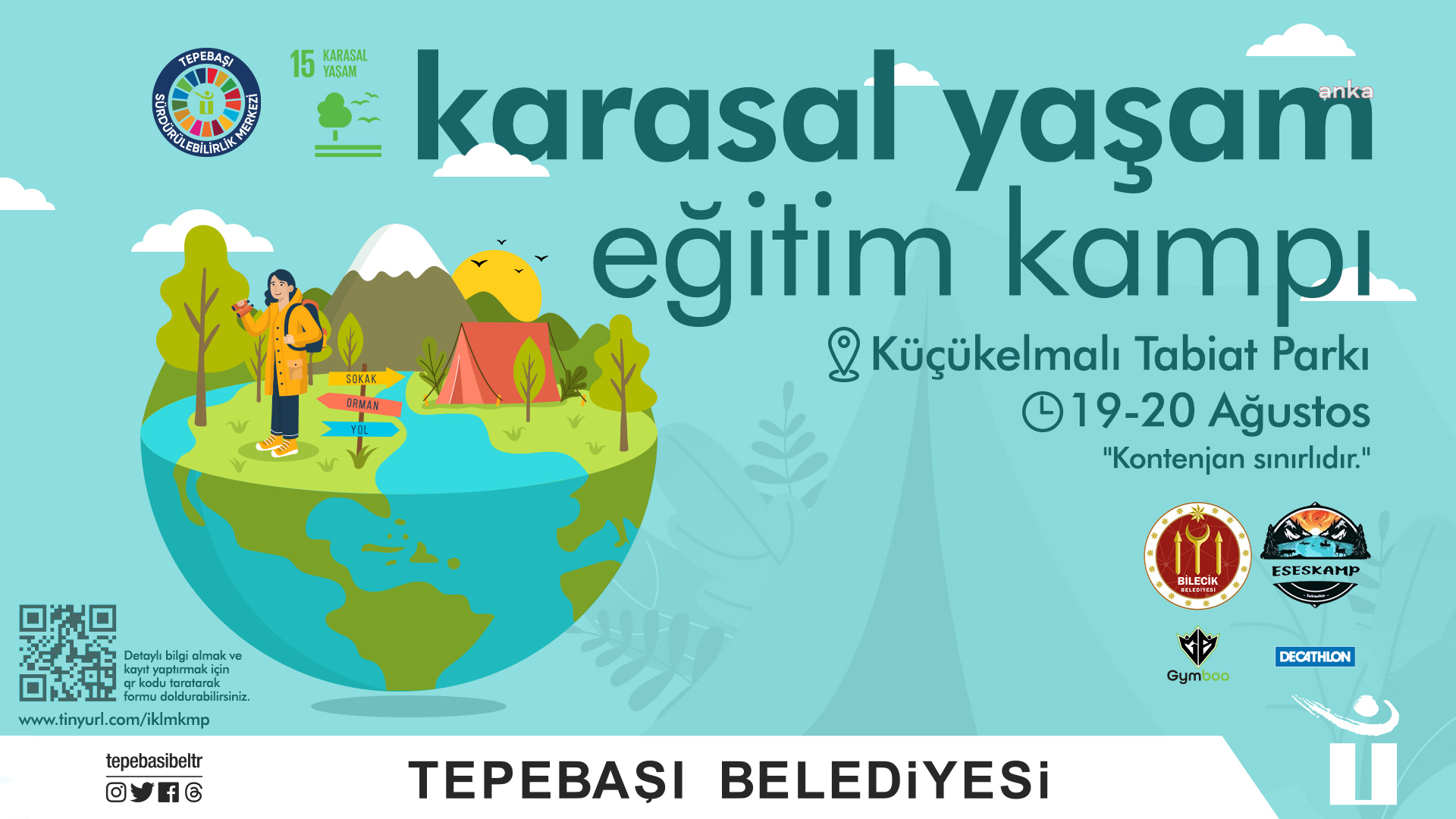 TEPEBAŞI BELEDİYESİ, KARASAL YAŞAM EĞİTİM KAMPI DÜZENLEYECEK