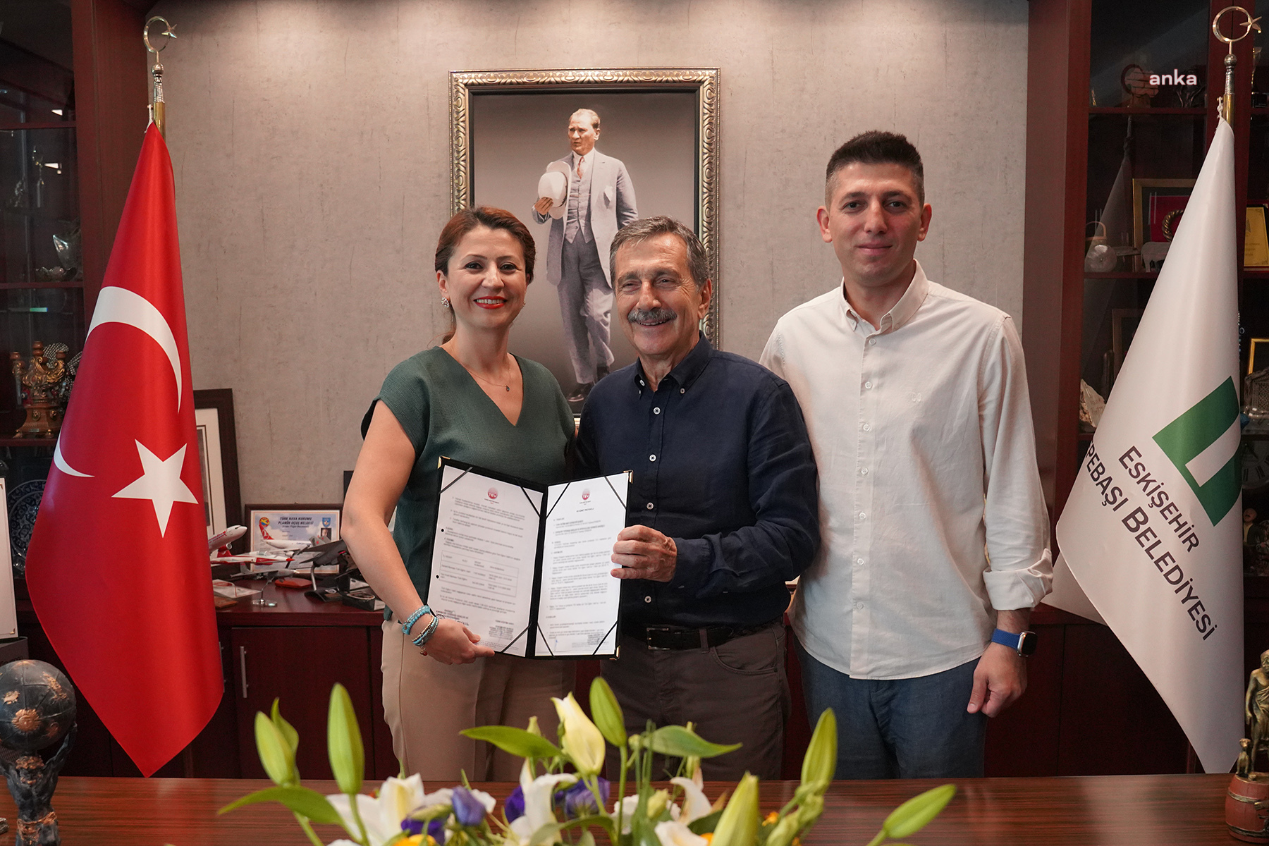 TEPEBAŞI GENÇLİK VE SPOR KULÜBÜ’NDEN TÜRK EĞİTİM VAKFI’NA ÖNEMLİ DESTEK