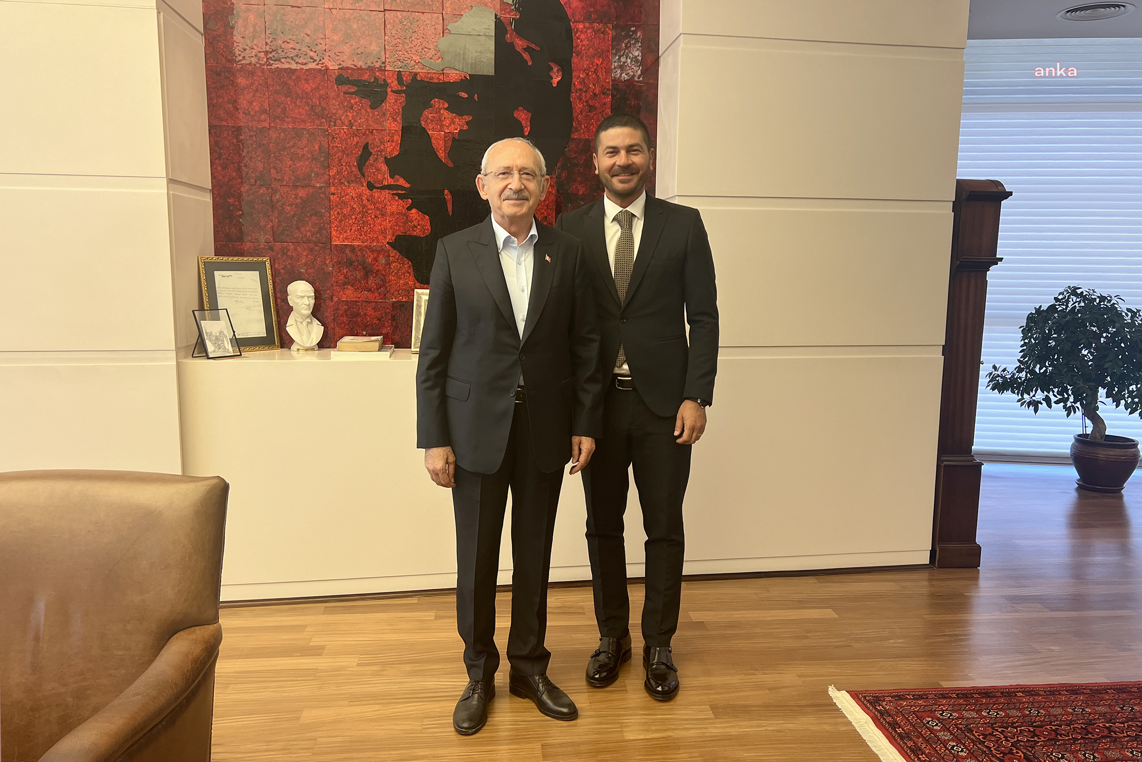 BAŞKAN FATİH GÜRBÜZ CHP GENEL BAŞKANI KEMAL KILIÇDAROĞLU İLE GÖRÜŞTÜ
