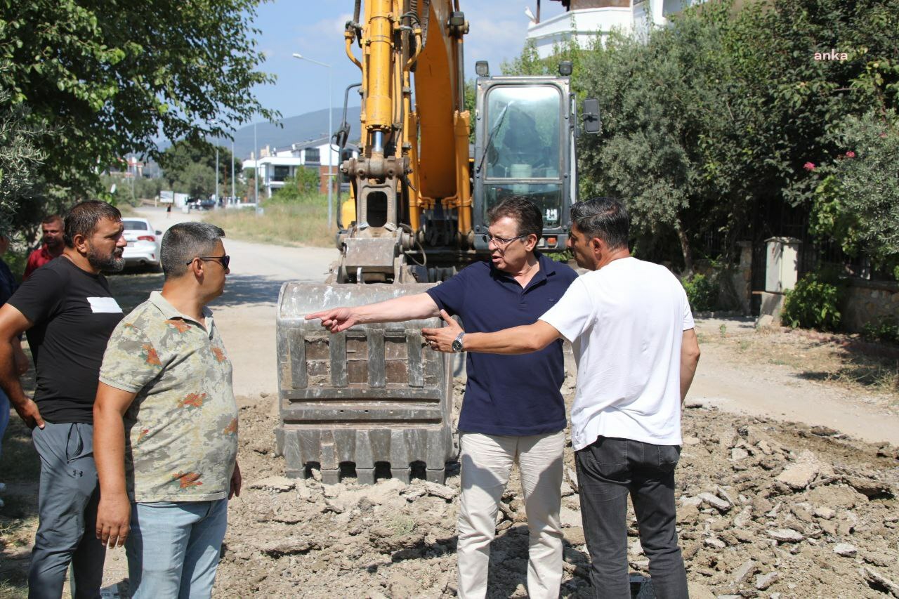 EDREMİT BELEDİYESİ, GÜRE MAHALLESİ’NDE ÇALIŞMALARA DEVAM EDİYOR