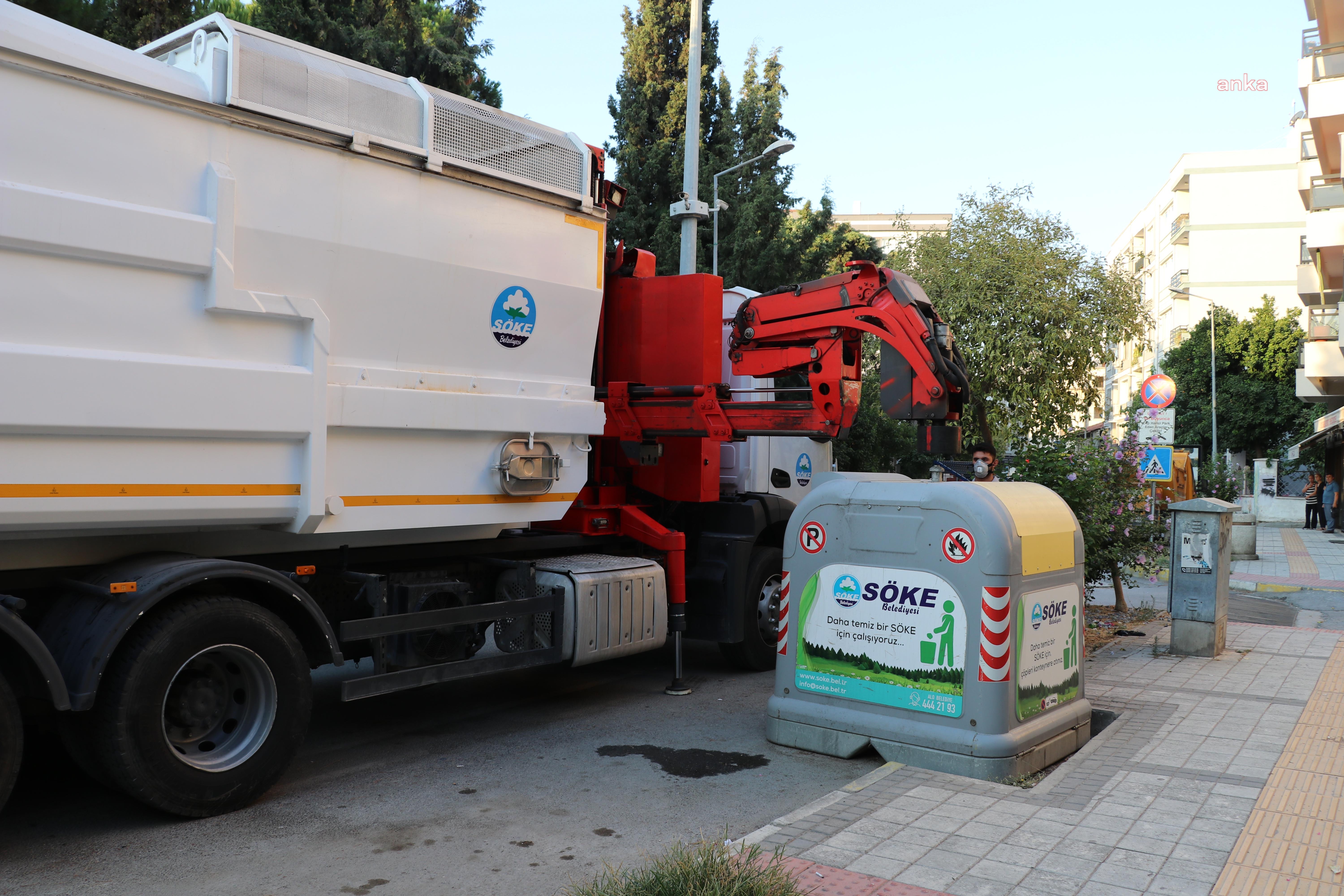 SÖKE’DE ÇÖP KONTEYNERLERİ DEĞİŞTİRİLİYOR