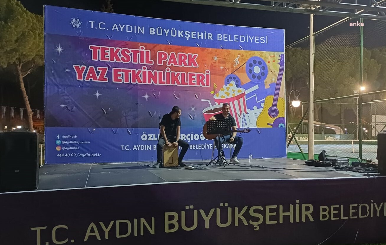 AYDIN BÜYÜKŞEHİR’DEN AÇIK HAVA SİNEMASI VE MÜZİK DİNLETİSİ ETKİNLİKLERİ