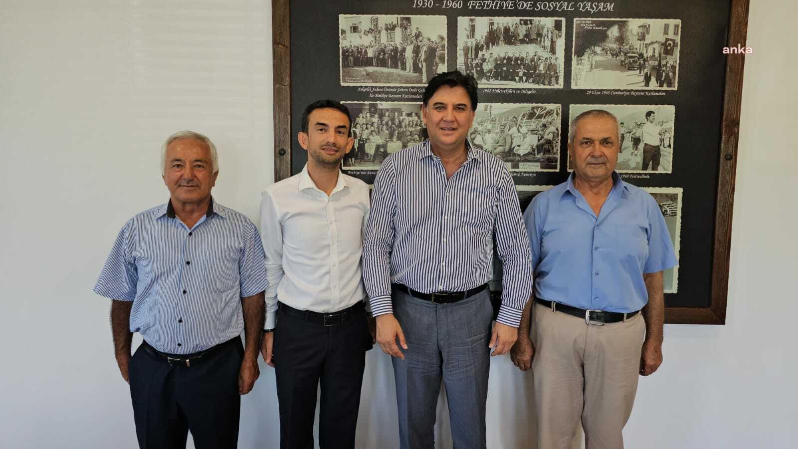 DEMOKRAT PARTİLİ HEYETTEN FETHİYE BELEDİYE BAŞKANI KARACA’YA ZİYARET