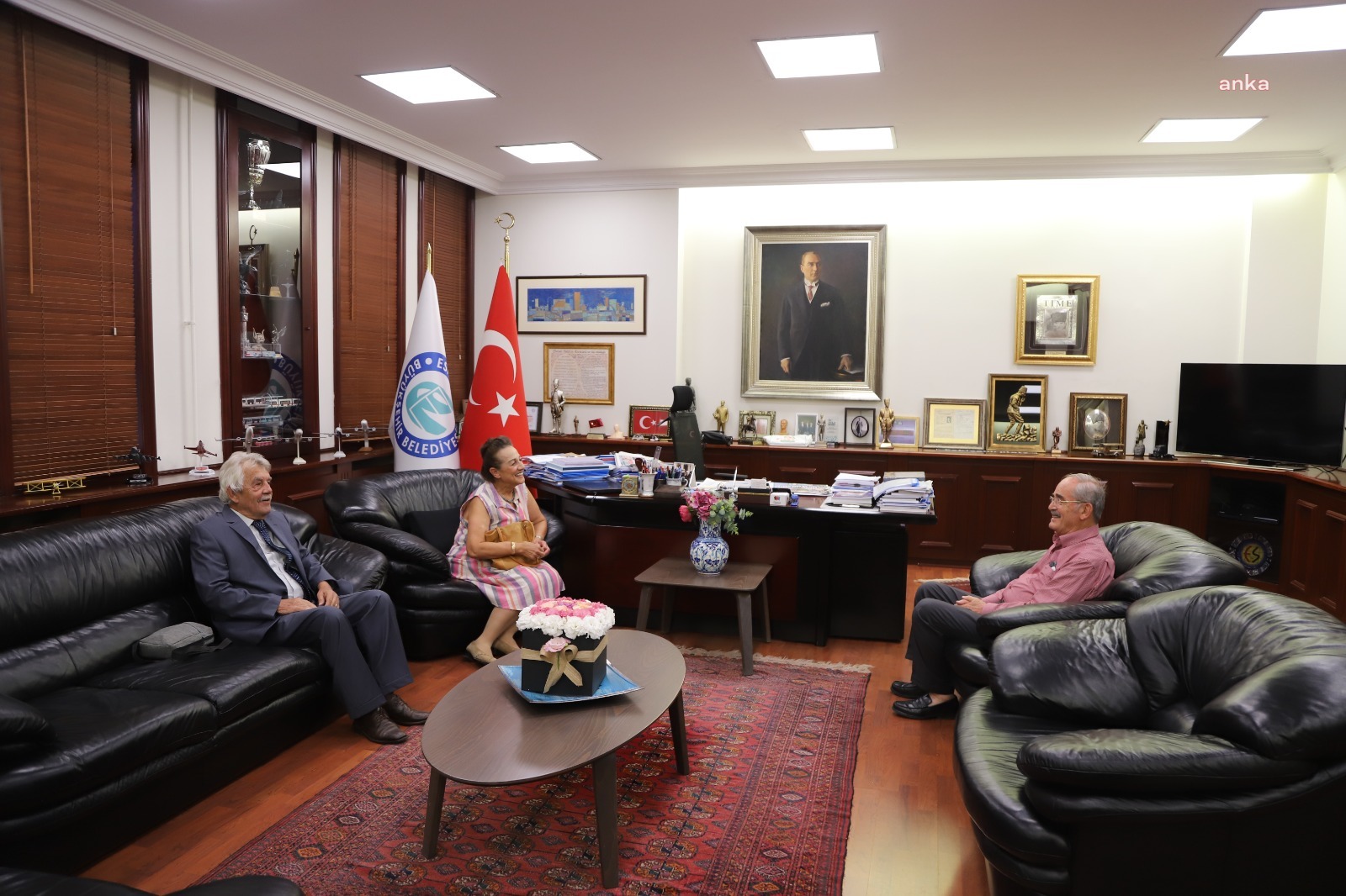 PROF. DR. BELGİN EFE’DEN YILMAZ BÜYÜKERŞEN’E ZİYARET