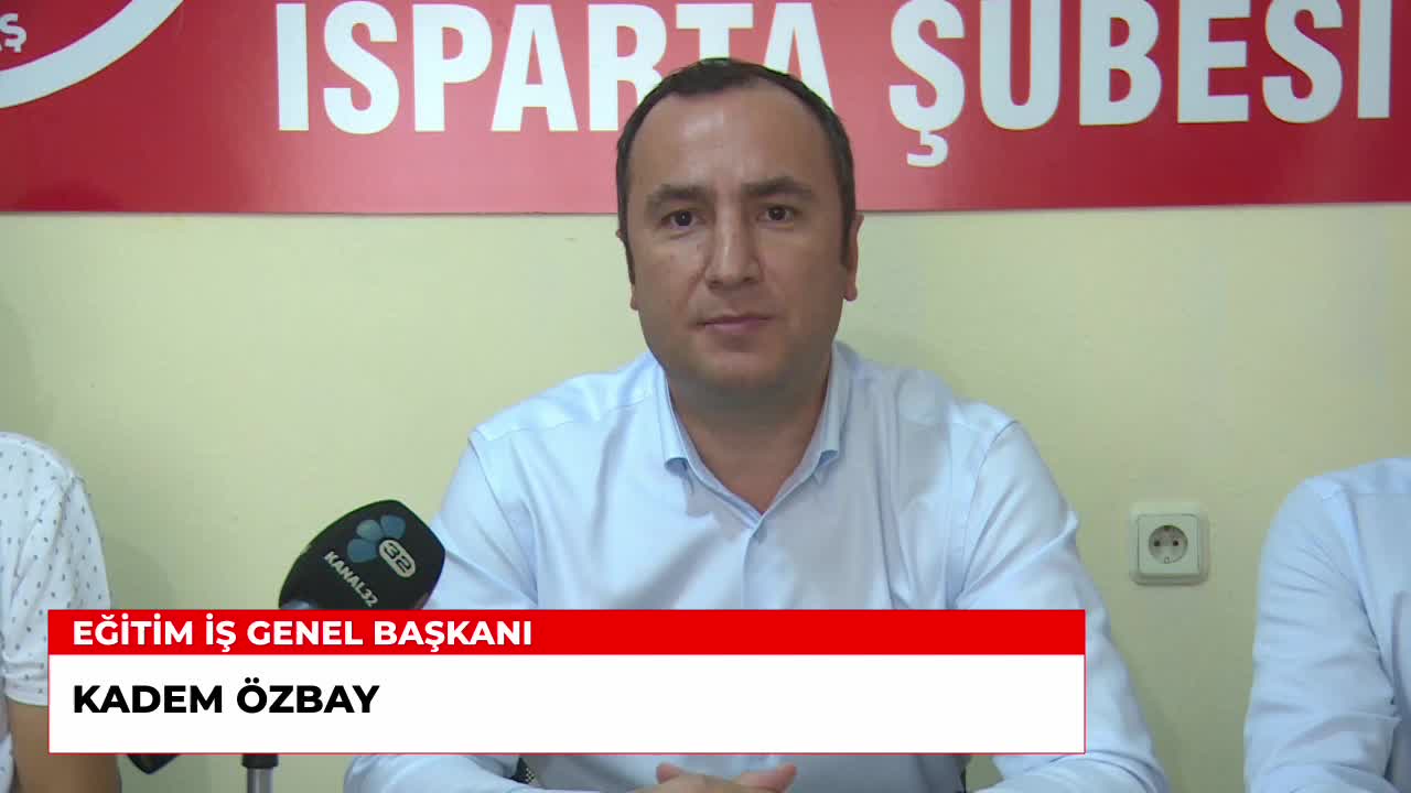 EĞİTİM İŞ GENEL BAŞKANI KADEM ÖZBAY’DAN ISPARTA TOBB MESLEK LİSESİ’NDEKİ USULSÜZLÜĞE TEPKİ: "MESLEK OKULLARI İHALELERİ ARKADAN DOLANMANIN, BİRİLERİNE KAYITSIZ VE HAKSIZ GELİR SAĞLAMANIN PARAVANI DEĞİLDİR"