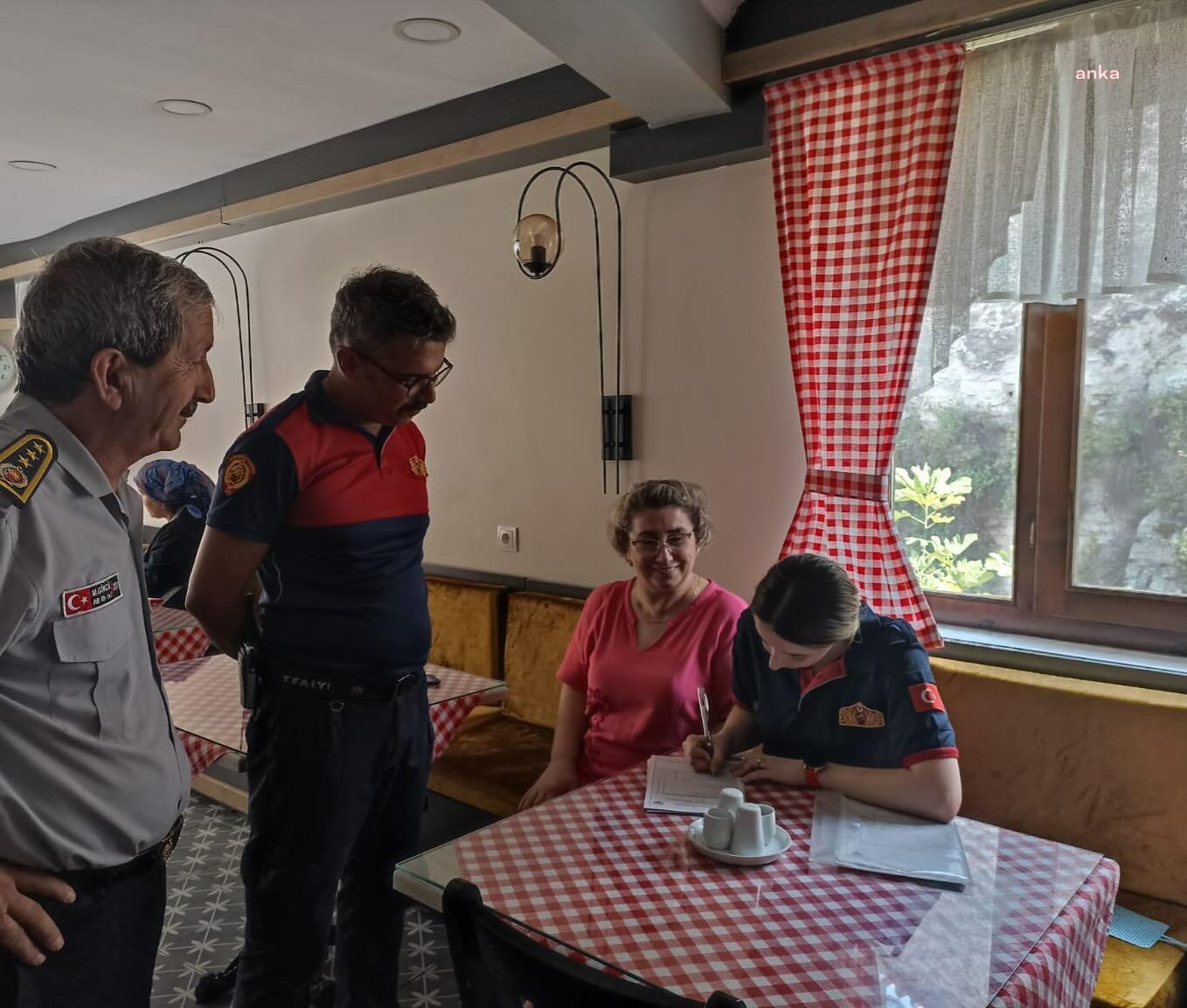 SAFRANBOLU İTFAİYESİ’NDEN TARİHİ ÇARŞIDA DENETİM