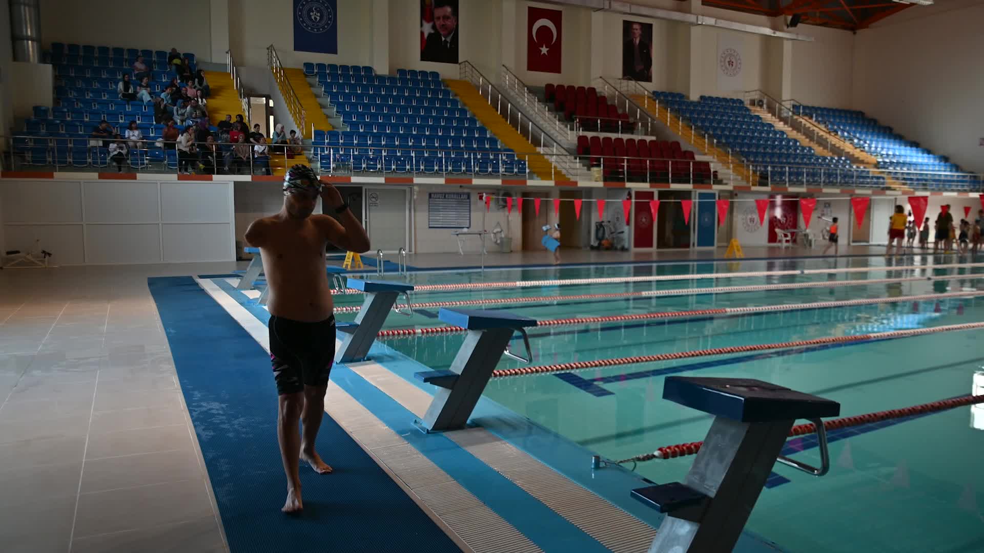 YOZGATLI MİLLİ YÜZÜCÜ RAHMİ ERSOY, BOĞAZİÇİ KITALARARASI YÜZME YARIŞINA HAZIRLANIYOR