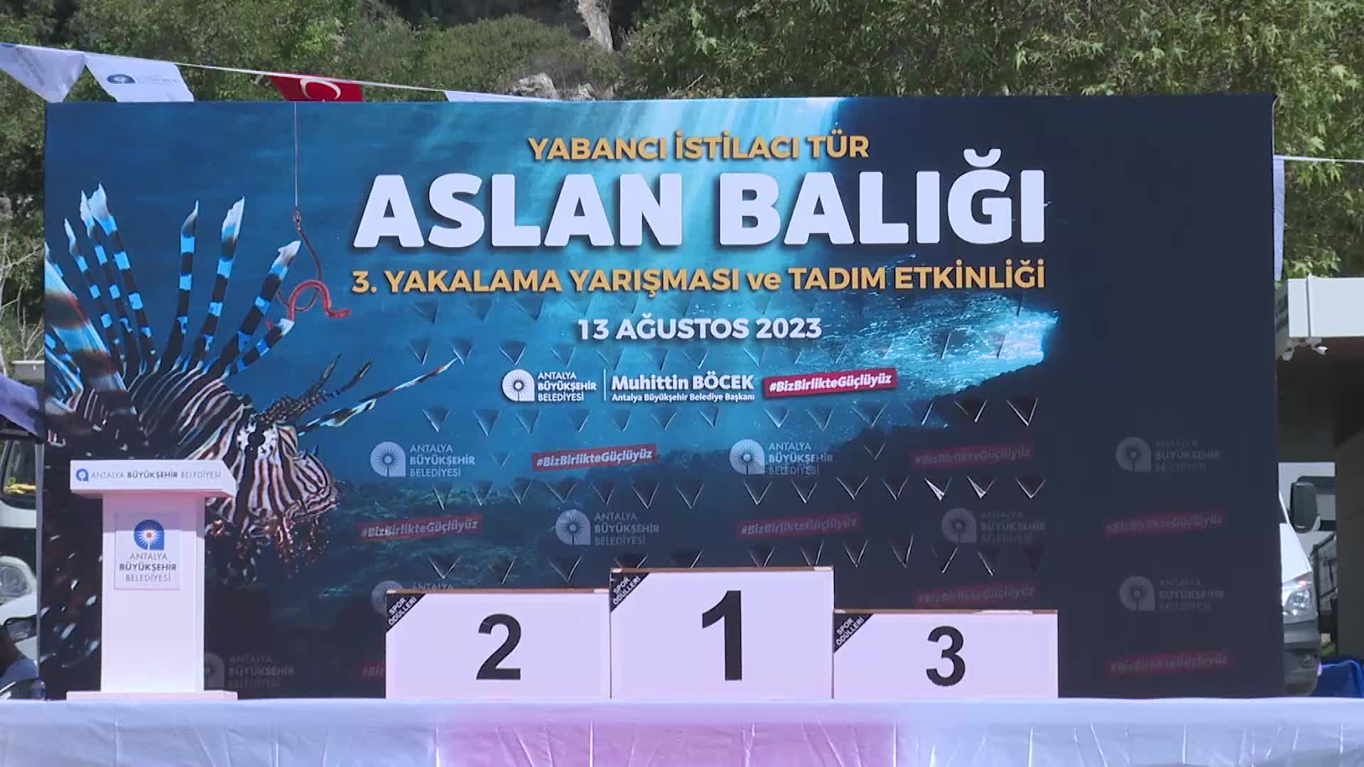 ANTALYA BÜYÜKŞEHİR BELEDİYESİ, ‘ASLAN BALIĞI AVLAMA YARIŞMASI’ DÜZENLEDİ