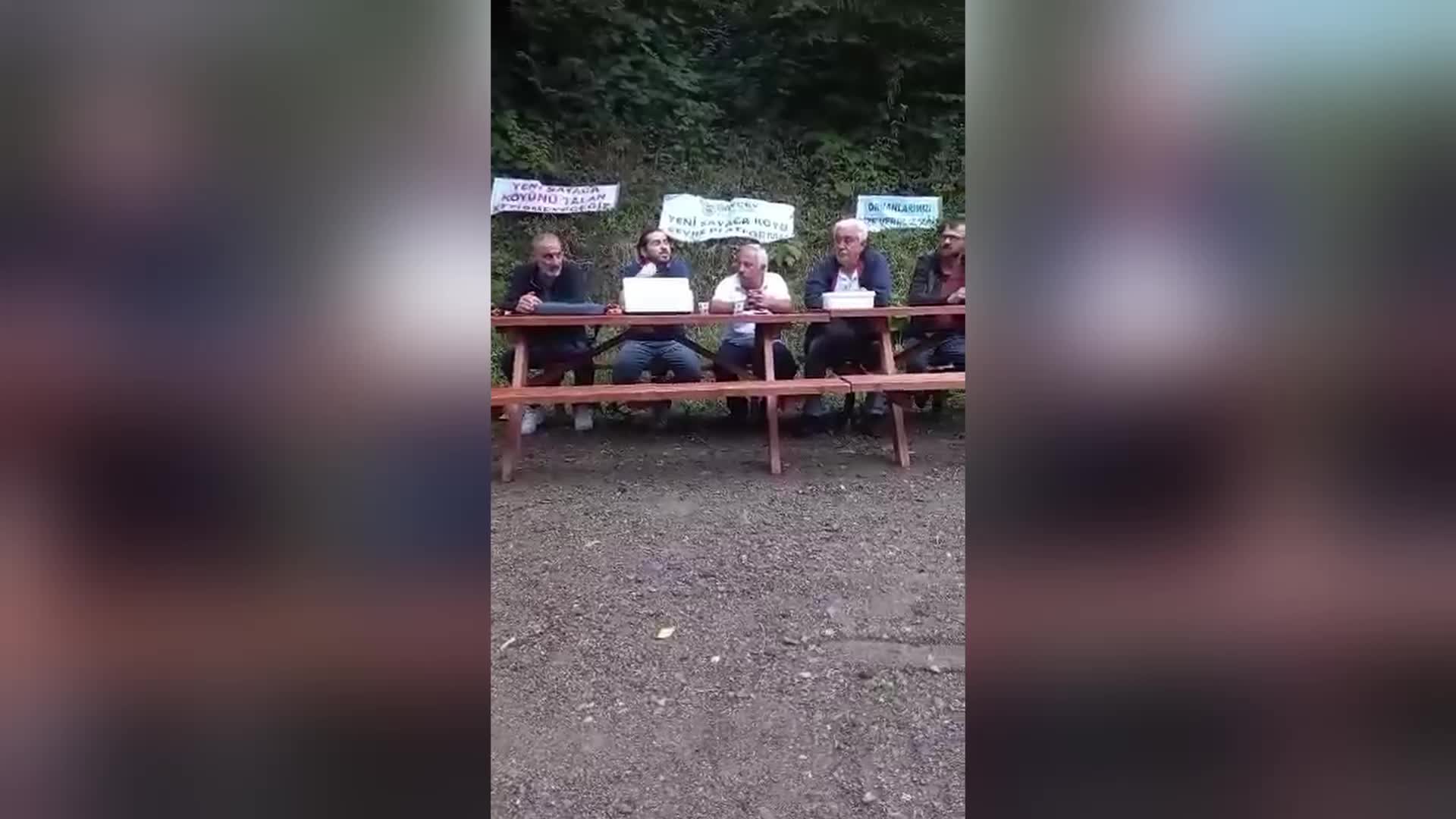 ORDU ULUBEY İLÇESİ SAYACA VE ÇATALLI KÖYLÜLERİNİN BENTONİT MADENİNE KARŞI BAŞLATTIĞI MÜCADELE DEVAM EDİYOR