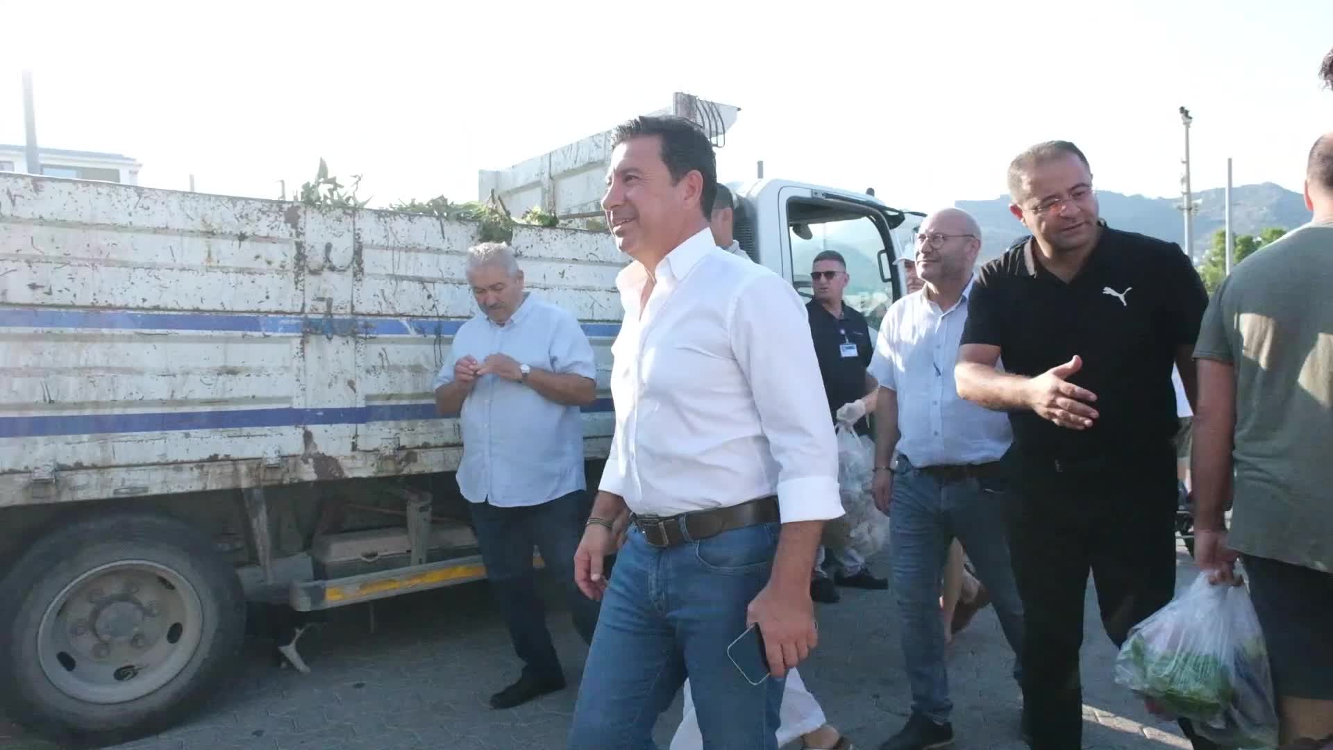 BODRUM BELEDİYE BAŞKANI ARAS’TAN TURGUTREİS VE KARAOVA ZİYARETİ