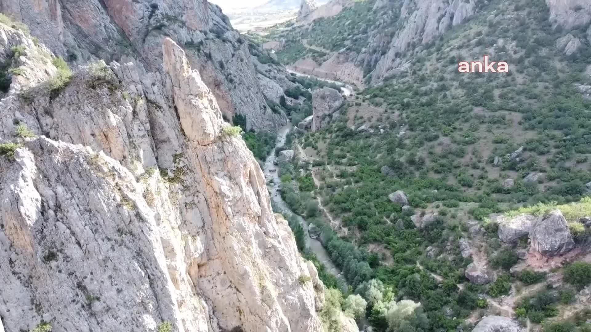 YOZGAT’TA ‘SAKLI CENNET’ OLARAK BİLİNEN KAZANKAYA KANYONUNUN ZİYARETÇİLERİ ARTTI