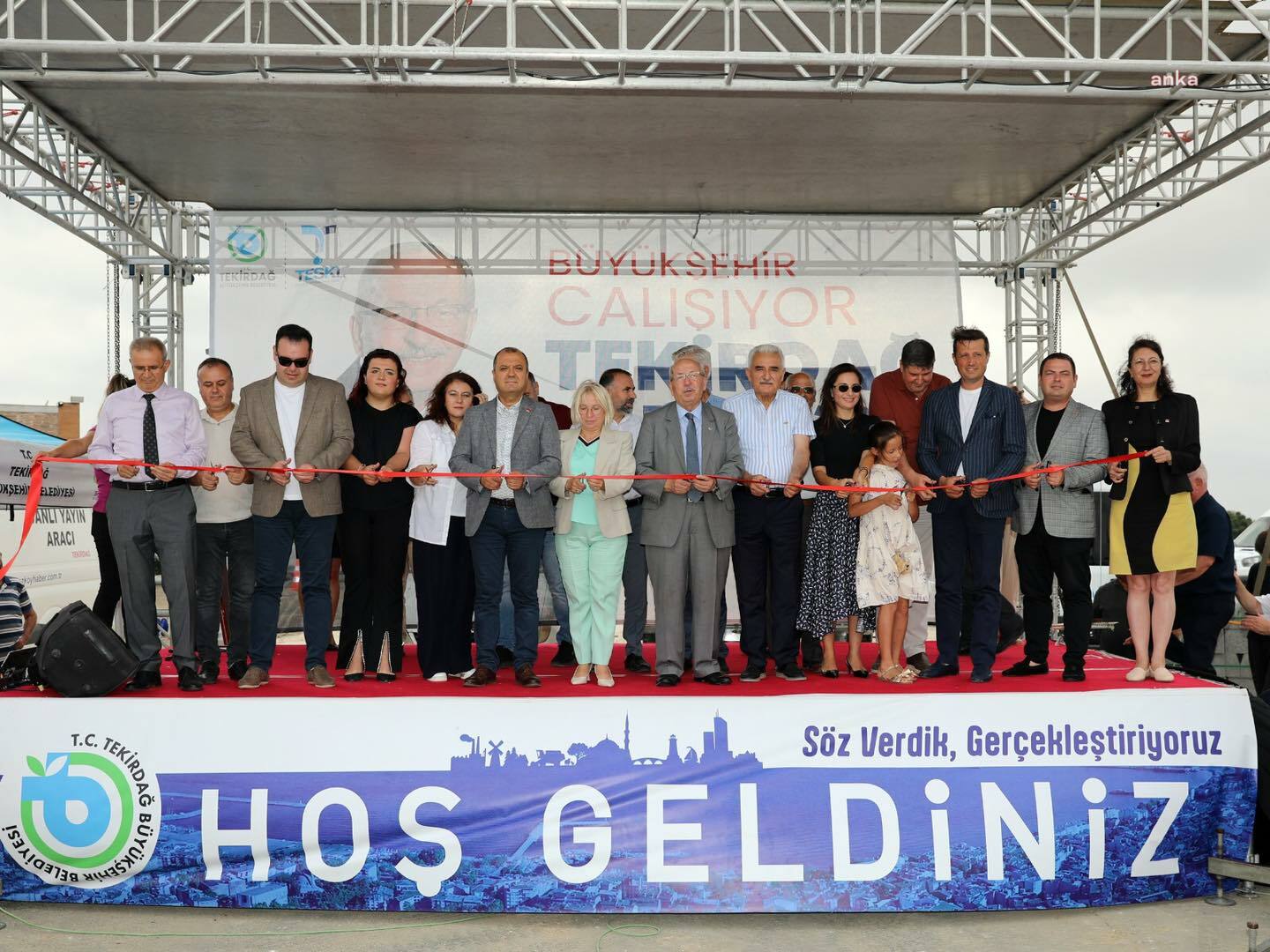 ÇERKEZKÖY TEPE EMLAK KONUTLARI KAVŞAĞI HİZMETE AÇILDI