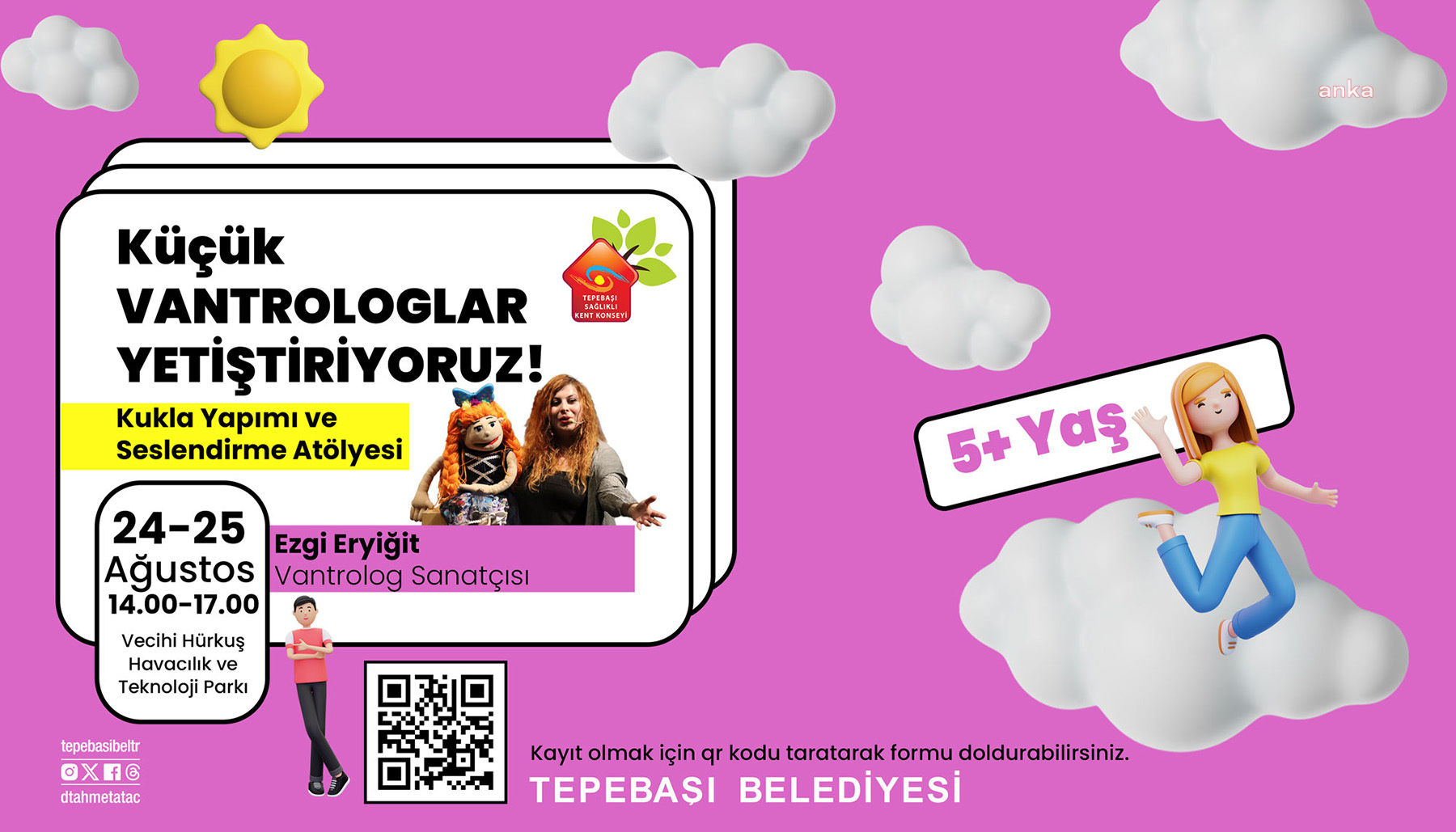 TEPEBAŞI’NDA KUKLA YAPIMI VE SESLENDİRME ATÖLYESİ DÜZENLENECEK
