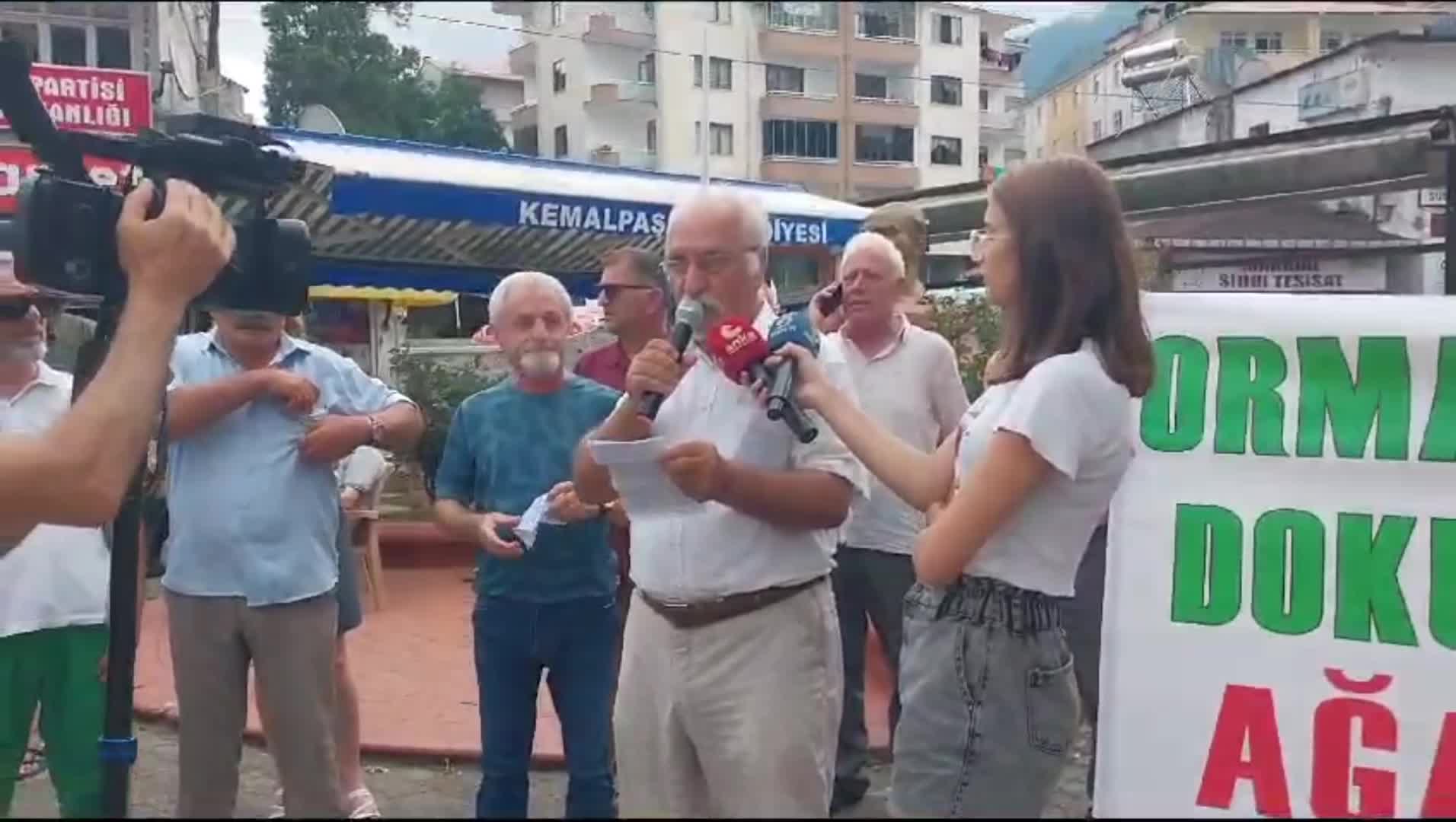 ARTVİN KEMALPAŞALILAR DOĞA TALANINA TEPKİ GÖSTERDİ: "ÇOCUKLARIMIZA VE TORUNLARIMIZA YAŞAMLARI ZEHREDİLECEK"