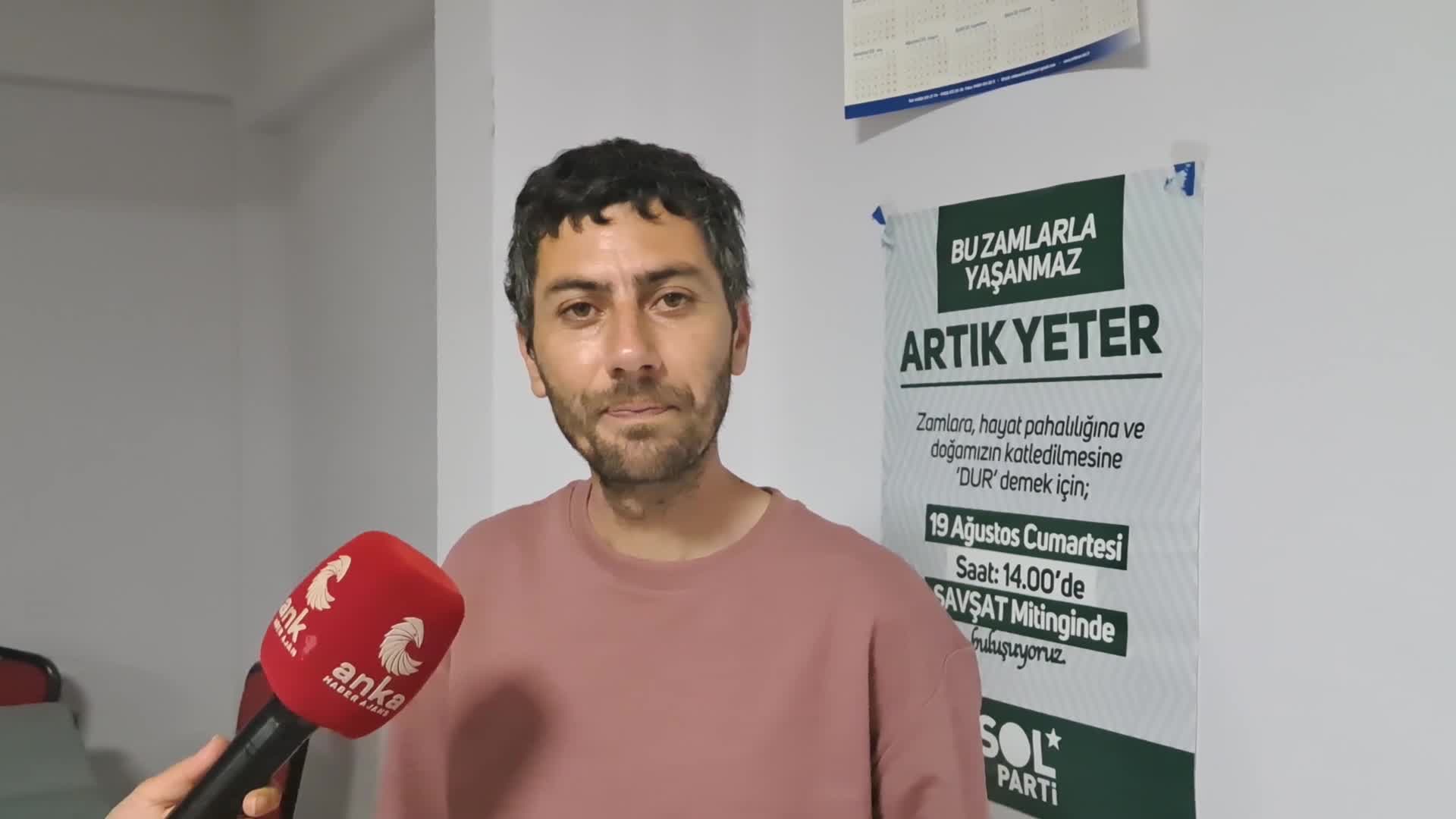 SOL PARTİ, 19 AĞUSTOS'TA ARTVİN ŞAVŞAT'TA ZAMLARA KARŞI MİTİNG DÜZENLEYECEK. ÖNDER İŞLEYEN: "BU TOPLUMDA BİR AVUÇ HARAMİNİN DIŞINDAKİ TÜM KESİM AÇLIĞA VE SEFALETE MAHKUM EDİLMİŞ DURUMDA"