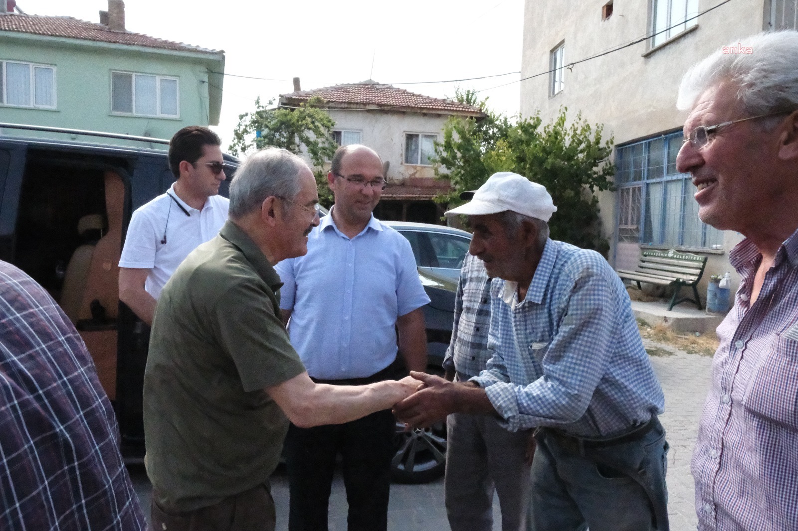 ESKİŞEHİR İLÇE BELEDİYE BAŞKANLARI, YILMAZ BÜYÜKERŞEN İLE HAN'DA BULUŞTU