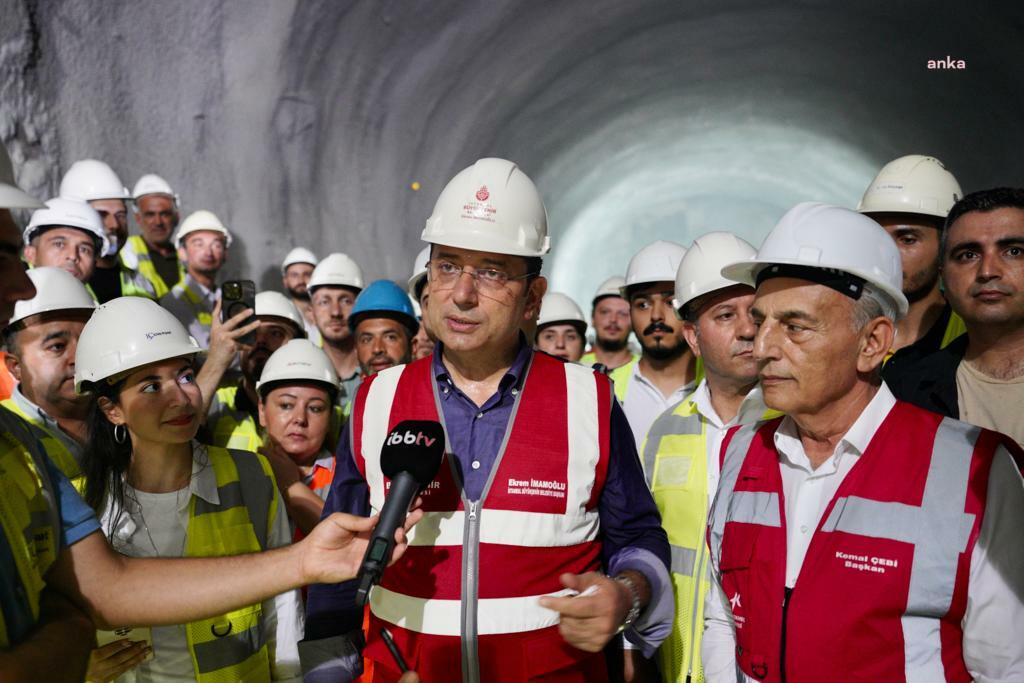 İMAMOĞLU: İSTANBUL'UN BATISINA İLK METRONUN ERİŞİMİ BAŞLIYOR