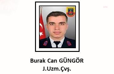 MSB, UZMAN ÇAVUŞ BURAK CAN GÜNGÖR’ÜN ŞEHİT OLDUĞUNU DUYURDU